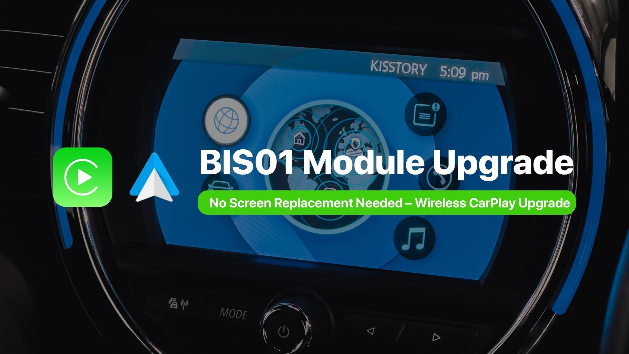 Upgrade-Your-MINI-with-the-BIS01-CarPlay-Android-Auto-Retrofit SCP Automotive