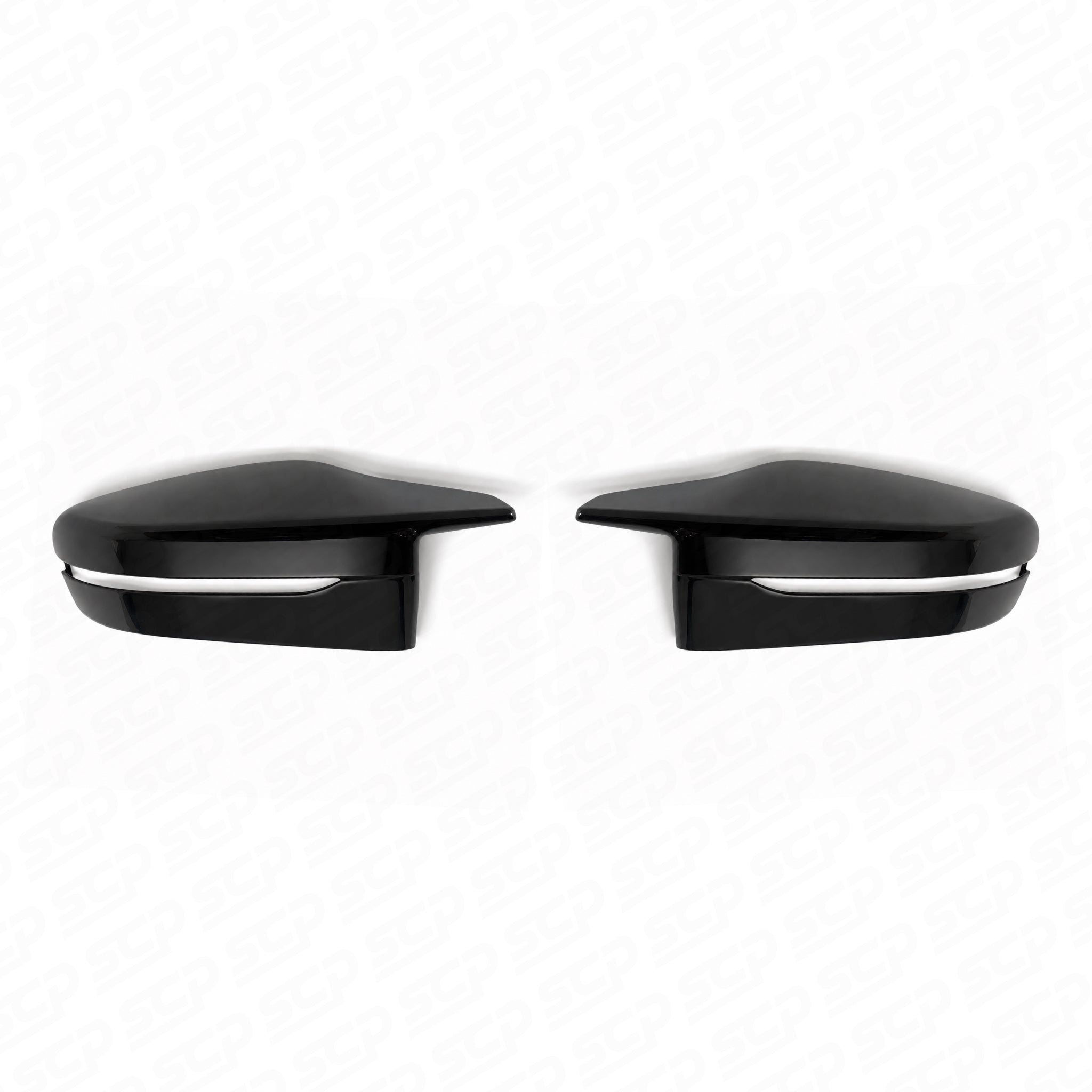 BMW G-Series Wing Mirror Replacement Cap Covers - Gloss Black SCP Automotive