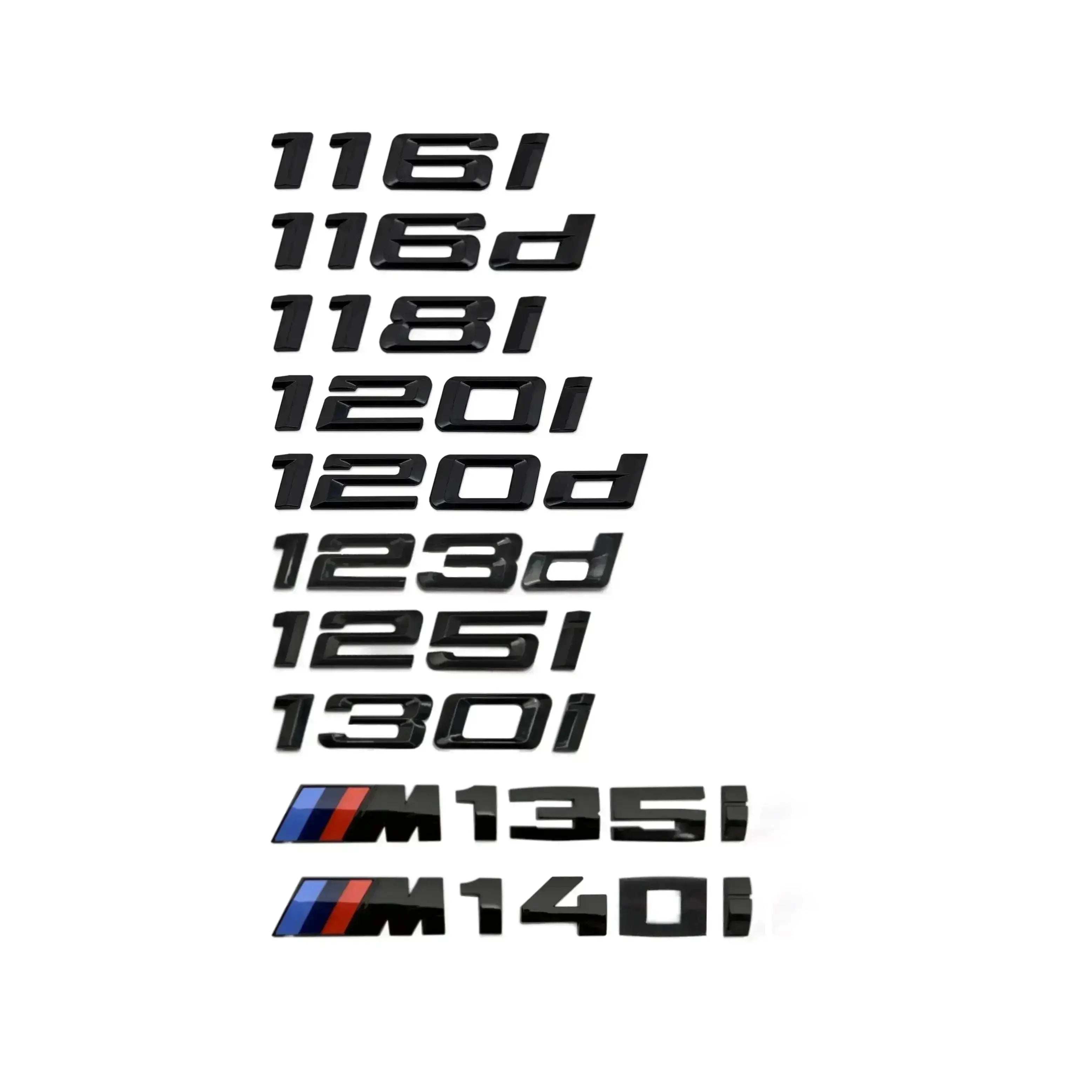 BMW 1 Series Rear Lettering Emblem Badge Logo