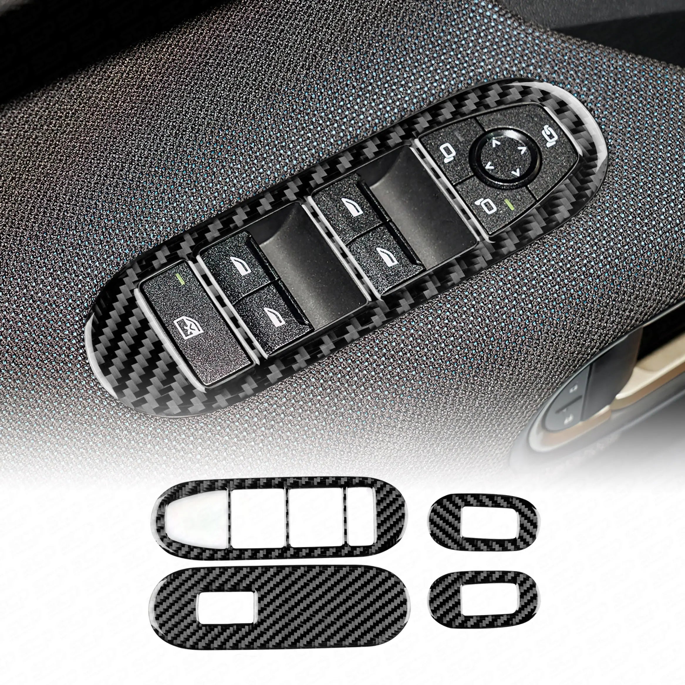 MINI J05 Carbon Fibre Window Switch Overlay