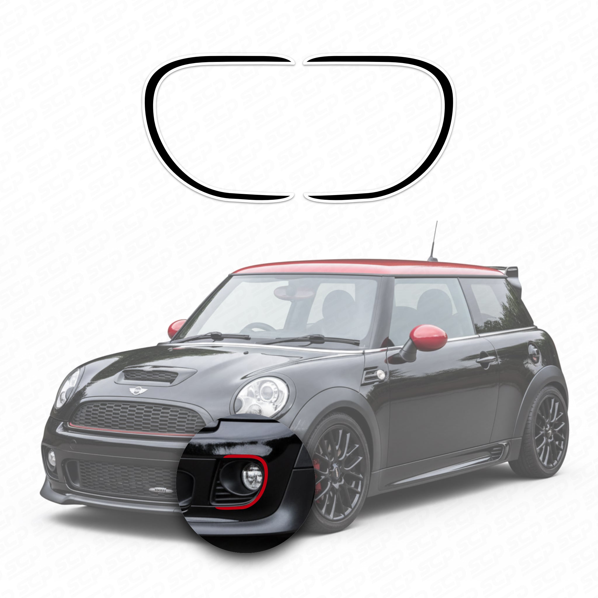 MINI R-Series JCW Front Challenge Style Decal