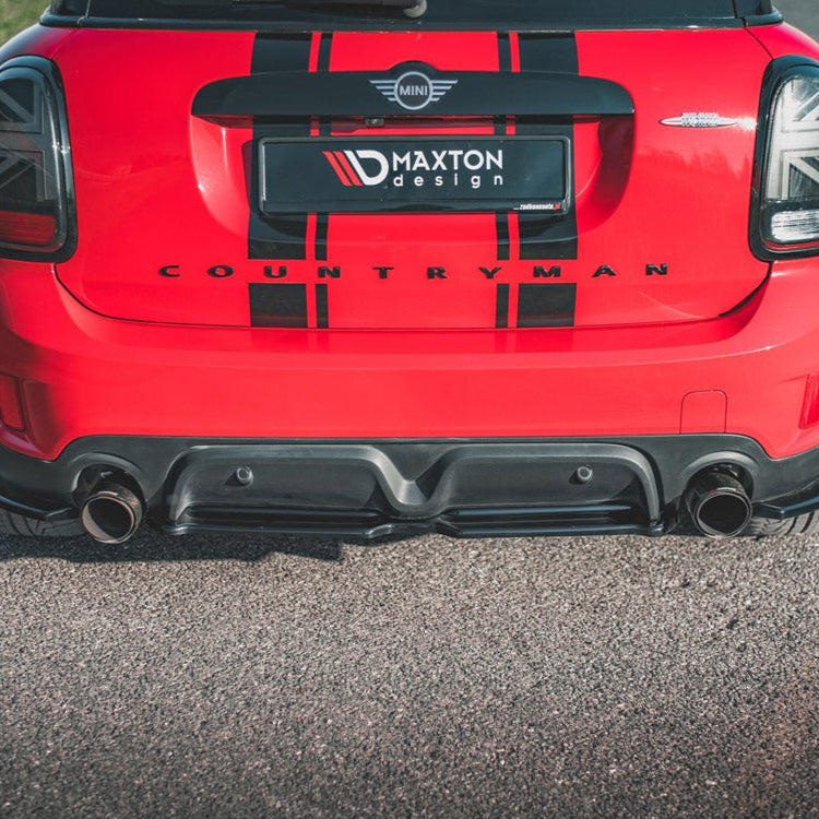 MINI F60 Countryman JCW Central Rear Splitter – Gloss Black