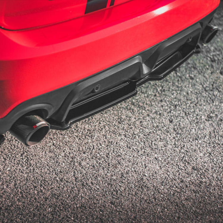 MINI F60 Countryman JCW Central Rear Splitter – Gloss Black
