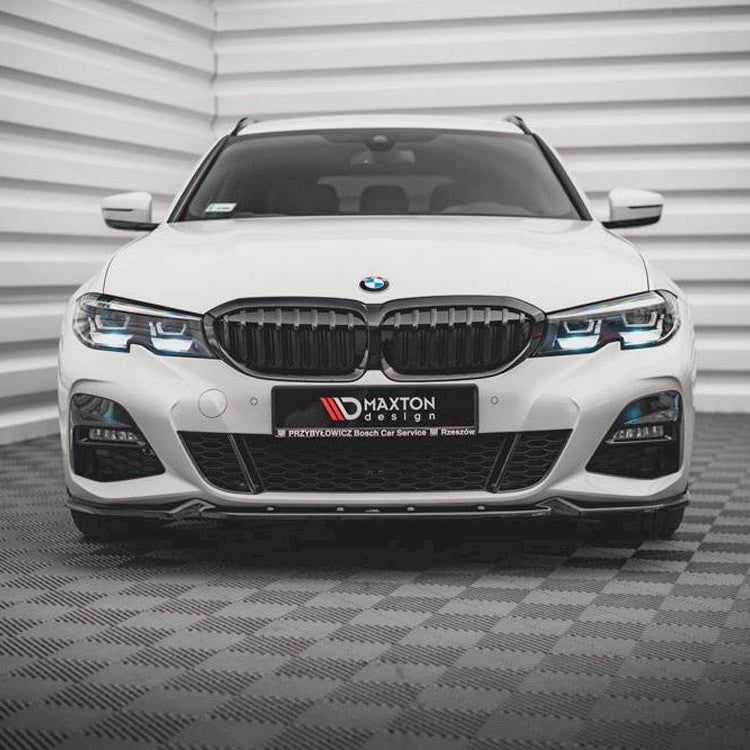 BMW G20 / G21 M-Sport Front Splitter V.4 – Gloss Black
