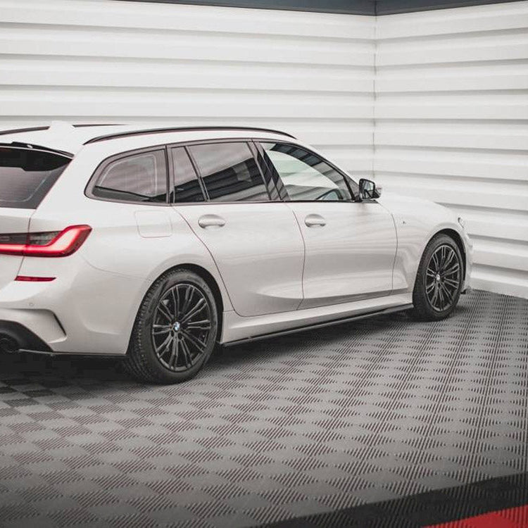 BMW G20 / G21 M-Sport Side Skirts Diffusers V.2 – Gloss Black