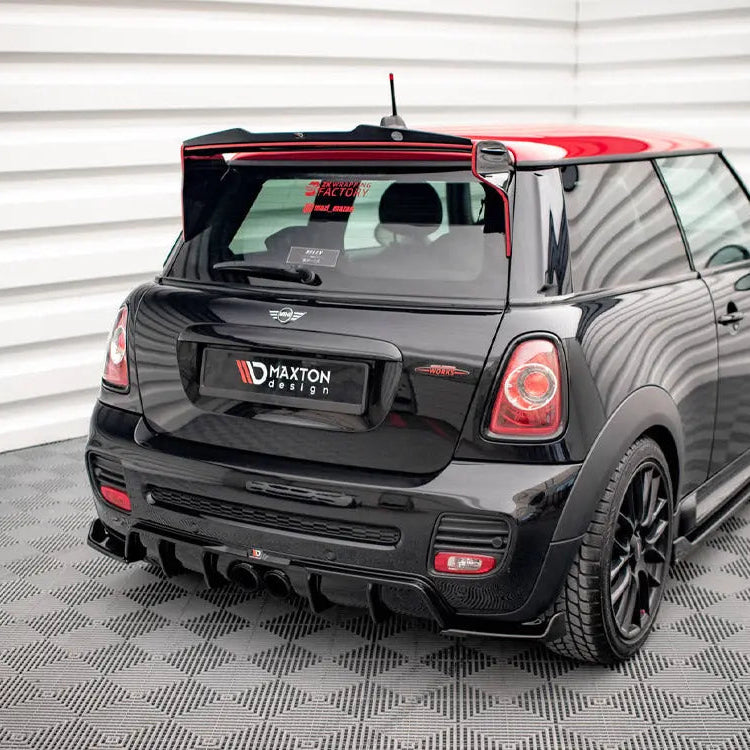MINI R-Series R56 JCW Rear Diffuser – Gloss Black