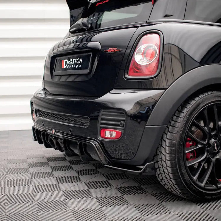 MINI R-Series R56 JCW Rear Diffuser – Gloss Black