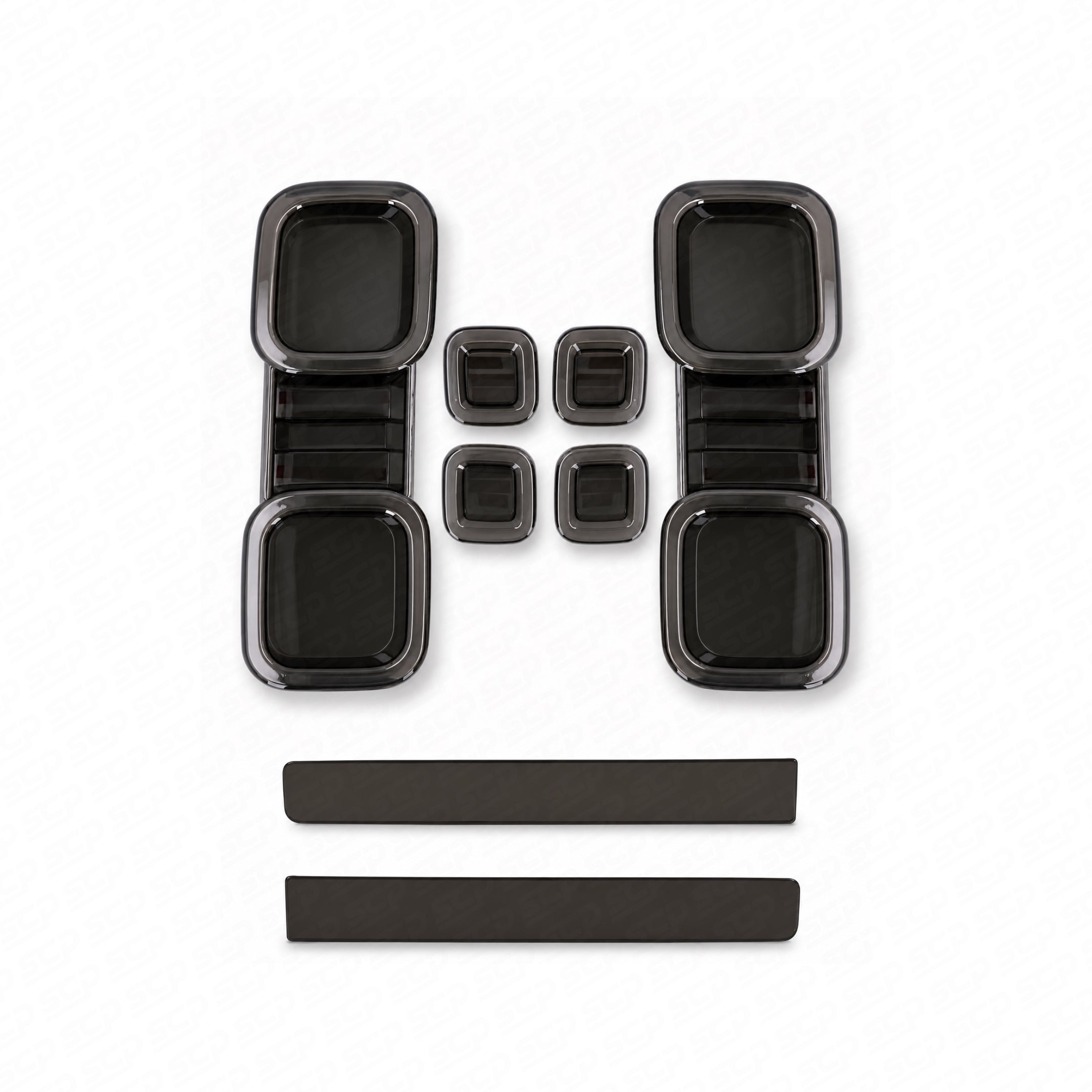 Land Rover Defender L663 Pre-Facelift Tail Light Tint Covers (8pcs)