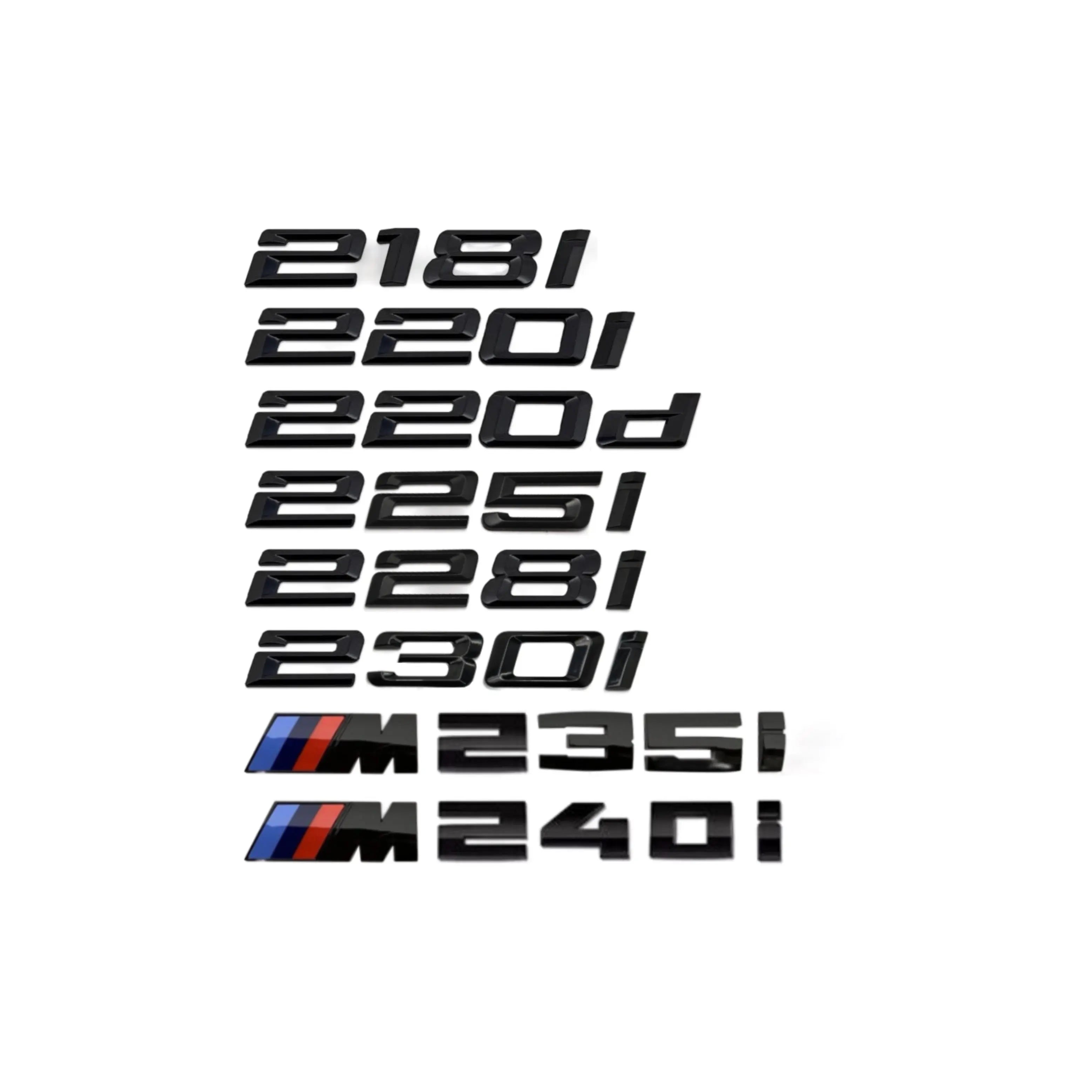 BMW 2 Series Rear Lettering Emblem Badge Logo