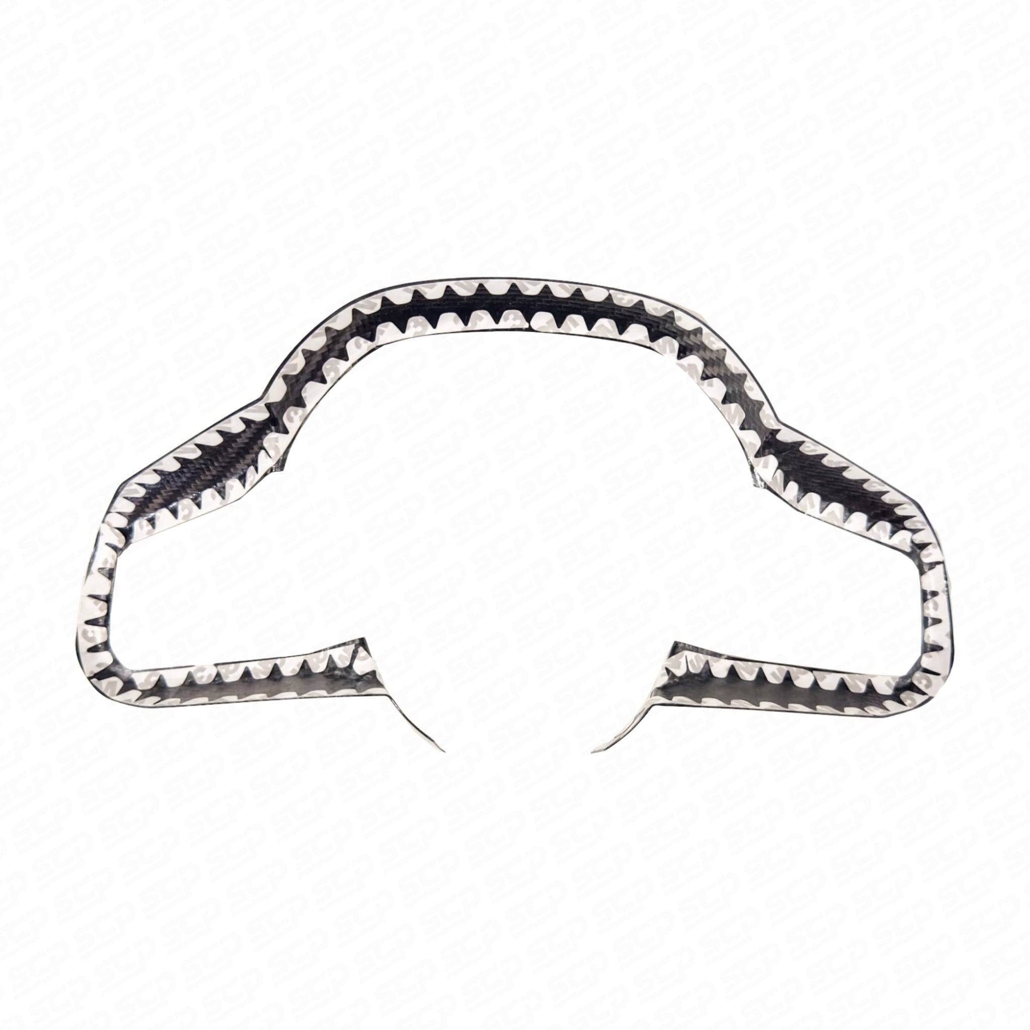 BMW G-Series LCI Carbon Fibre Steering Wheel Trim Spoke Cover SCP Automotive