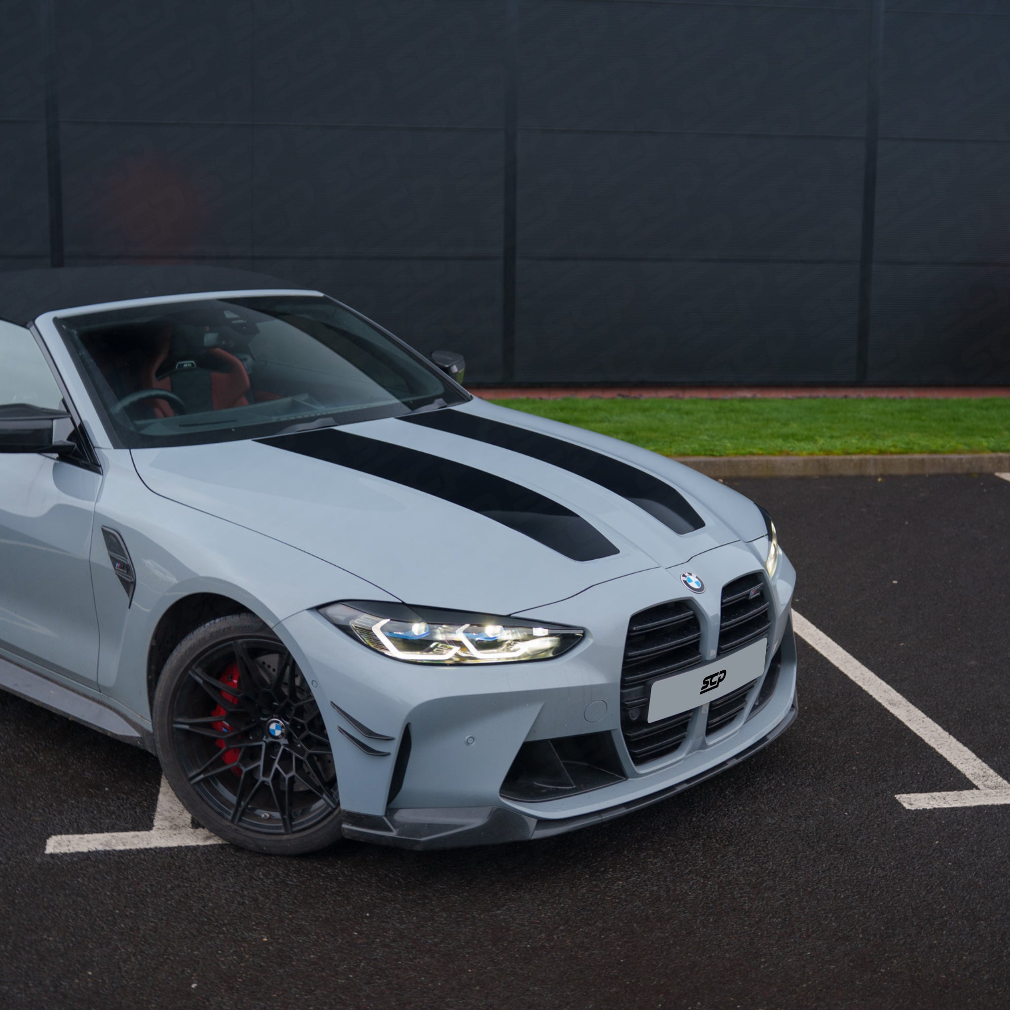 BMW G8X M3/M4 CS Style Bonnet Stripe Decal SCP Automotive