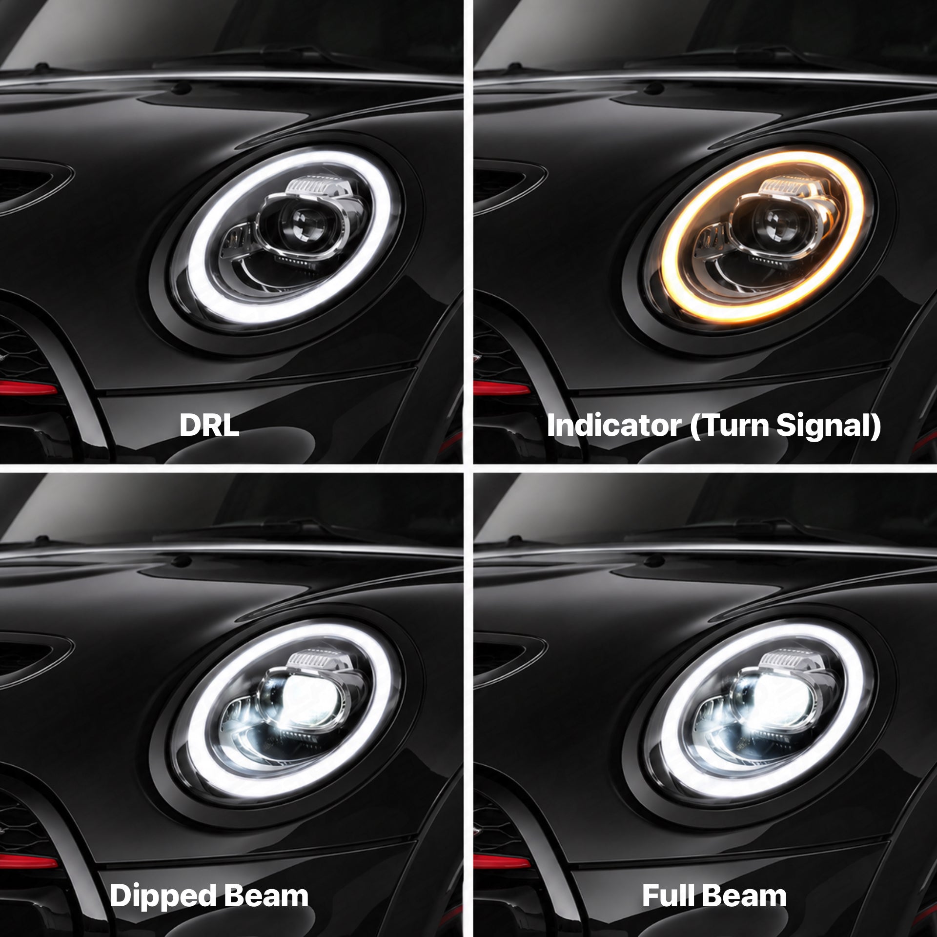 MINI F-Series LED Headlight Upgrade Conversion Kit SCP Automotive