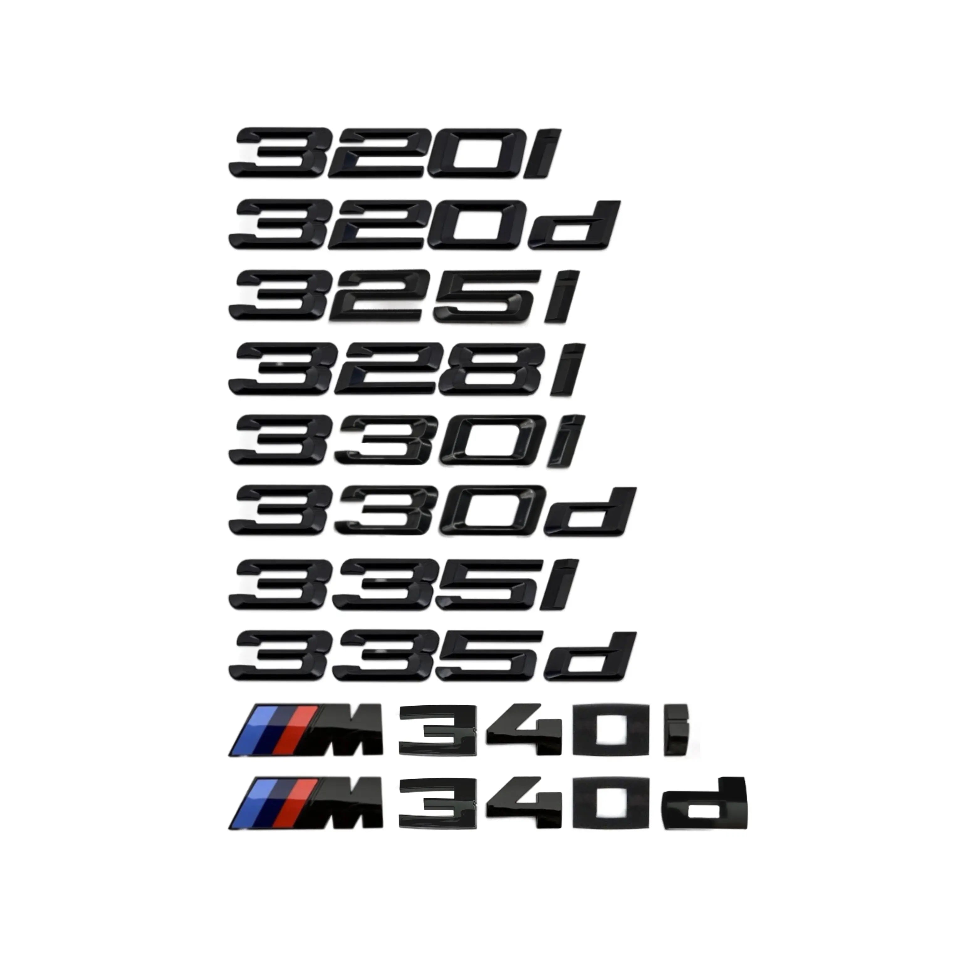BMW 3-Series Rear Lettering Emblem Badge Logo
