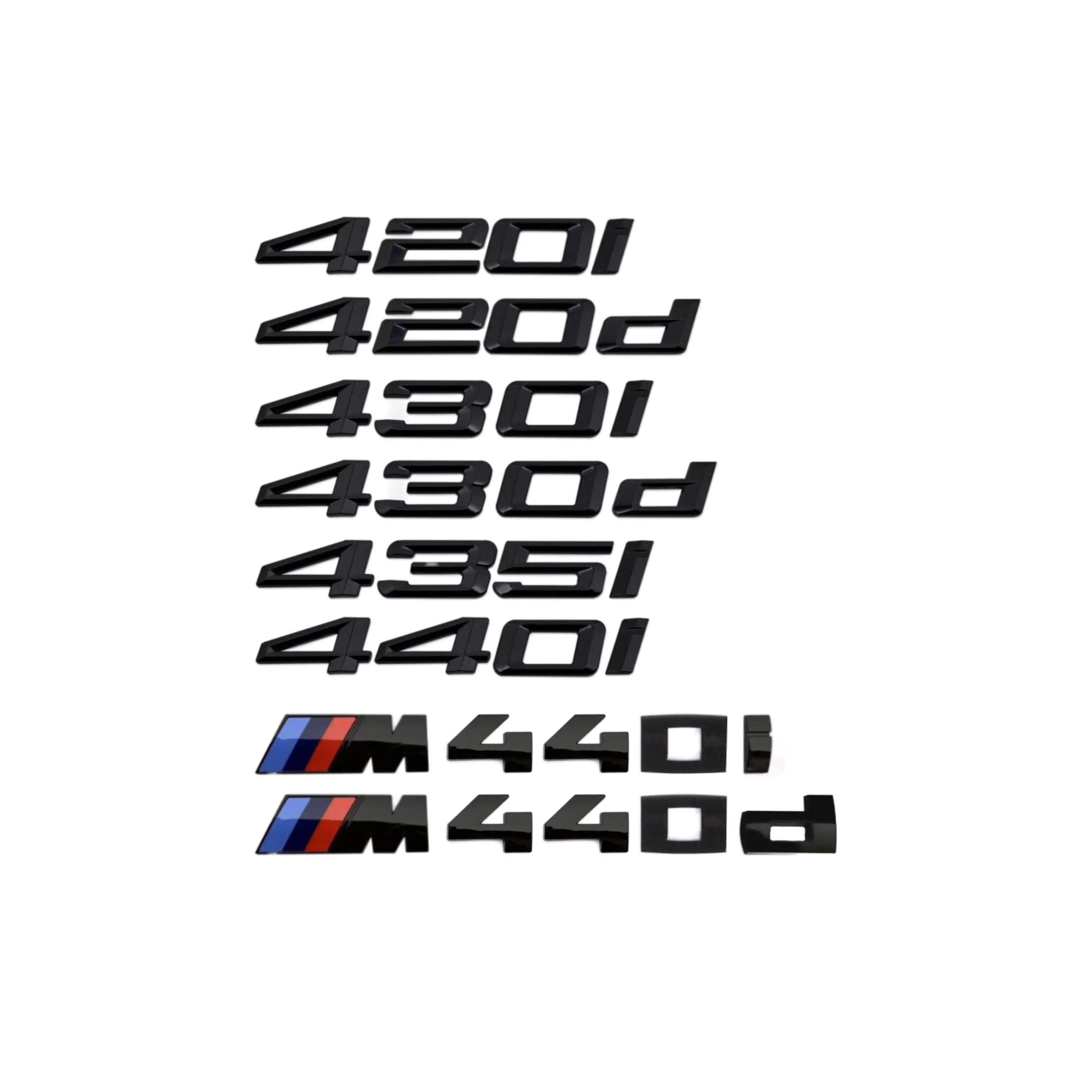 BMW 4-Series Rear Lettering Emblem Badge Logo