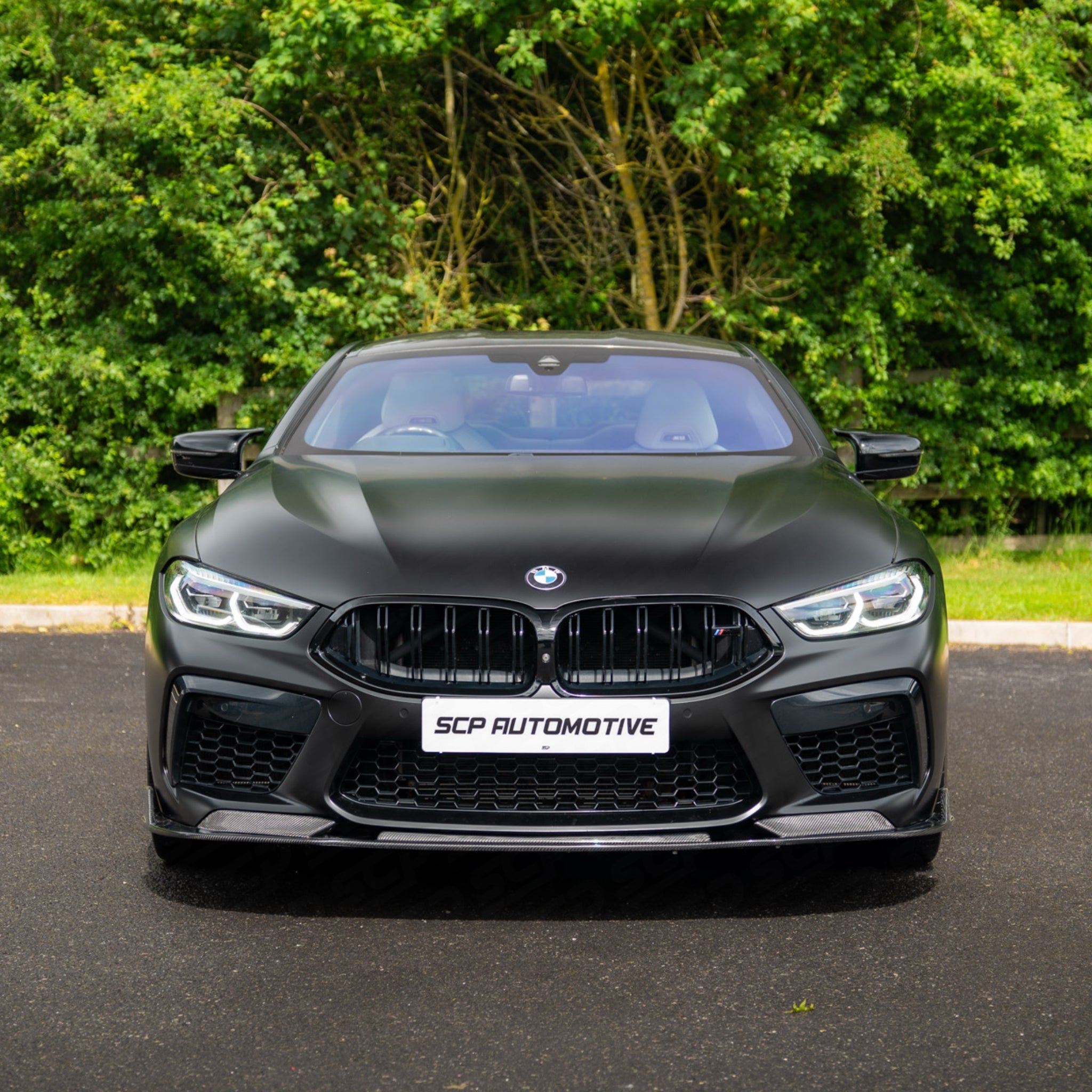 BMW F91 F92 F93 M8 V Style Carbon Fibre Front Lip SCP Automotive