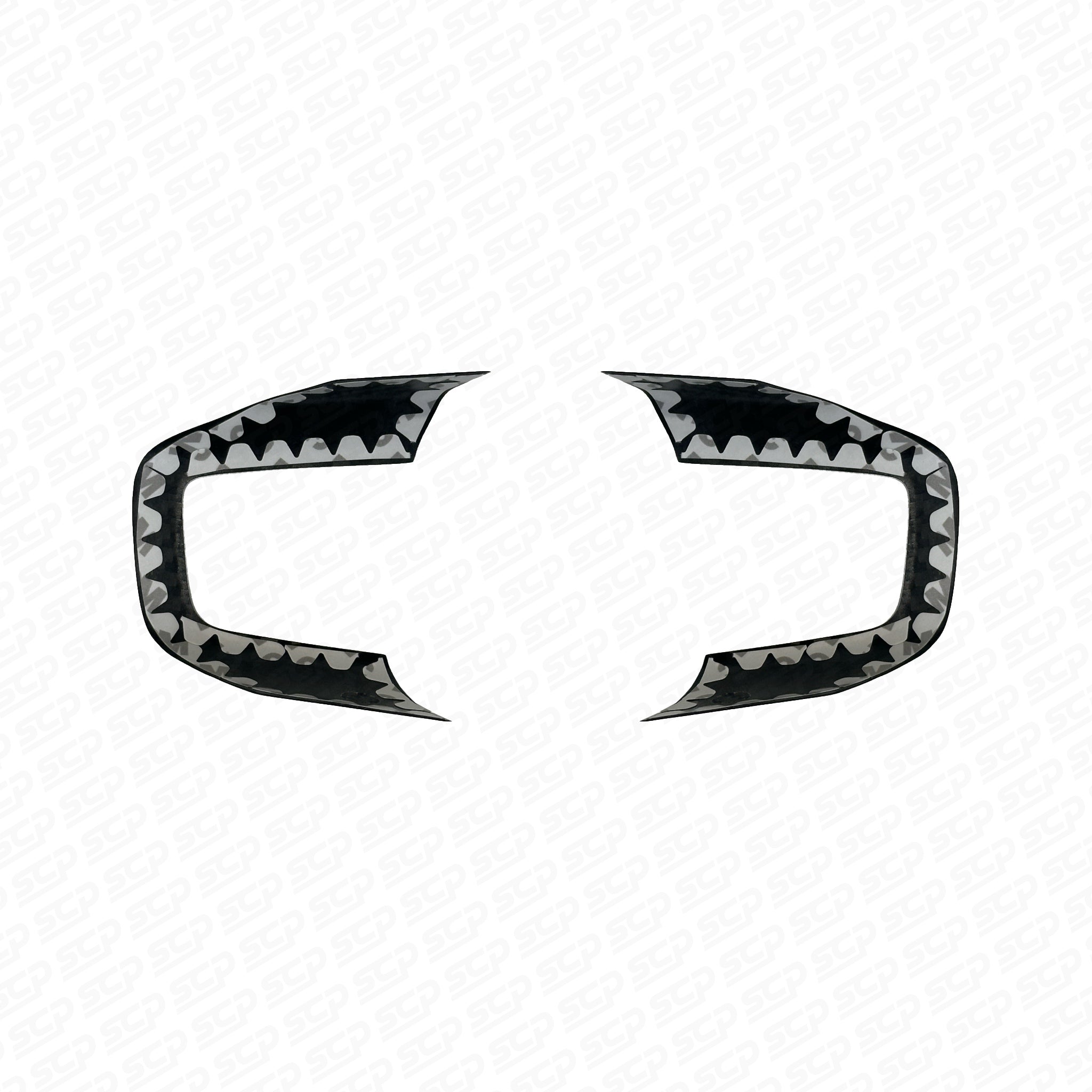 MINI Generation 4 Carbon Fibre Steering Wheel 2-Spoke Covers