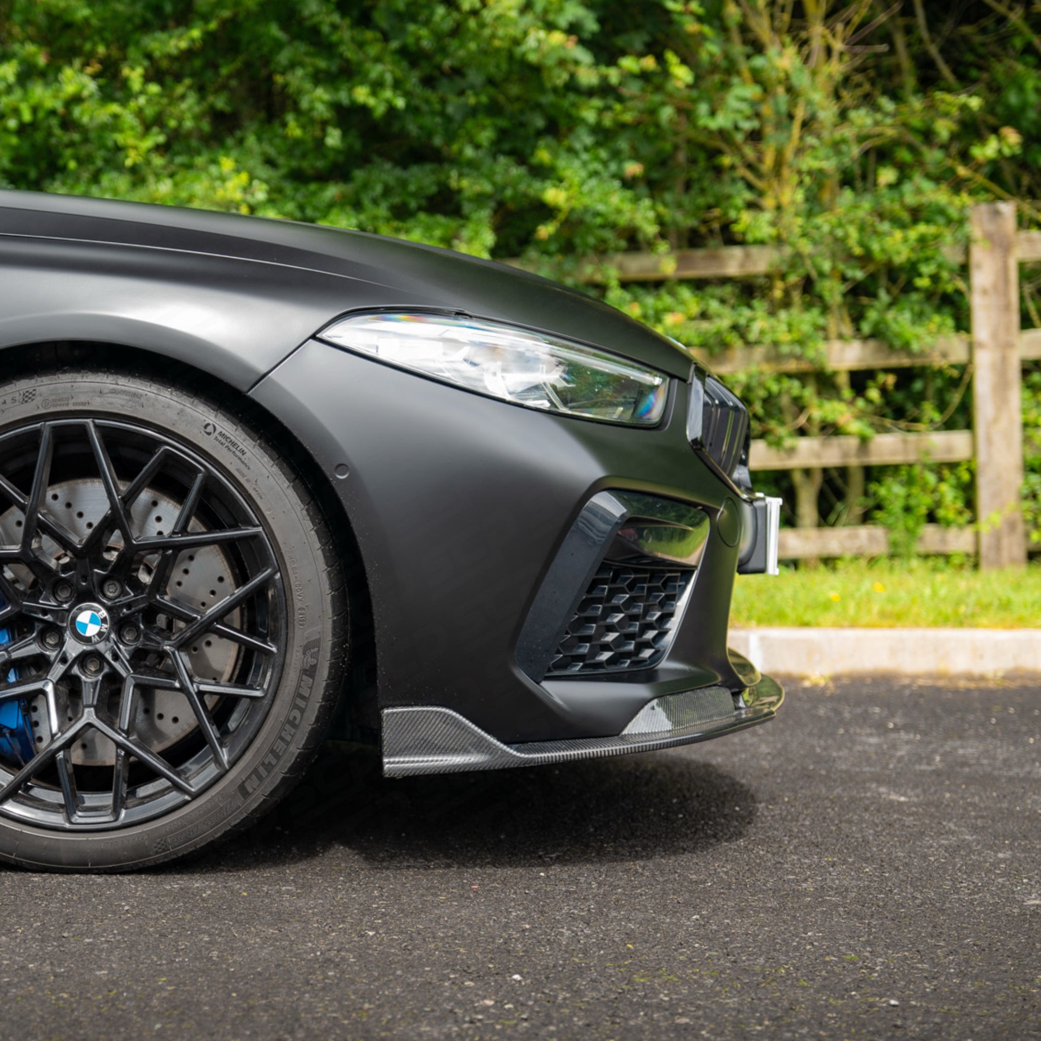 BMW F91 F92 F93 M8 V Style Carbon Fibre Front Lip SCP Automotive