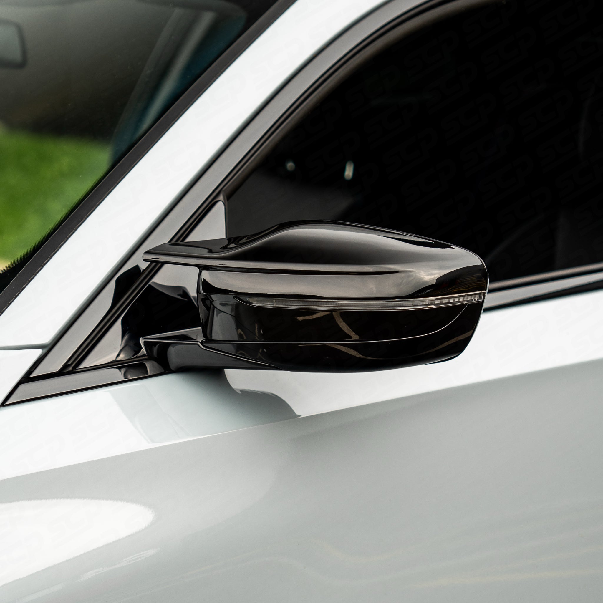 BMW G-Series Wing Mirror Replacement Cap Covers - Gloss Black SCP Automotive