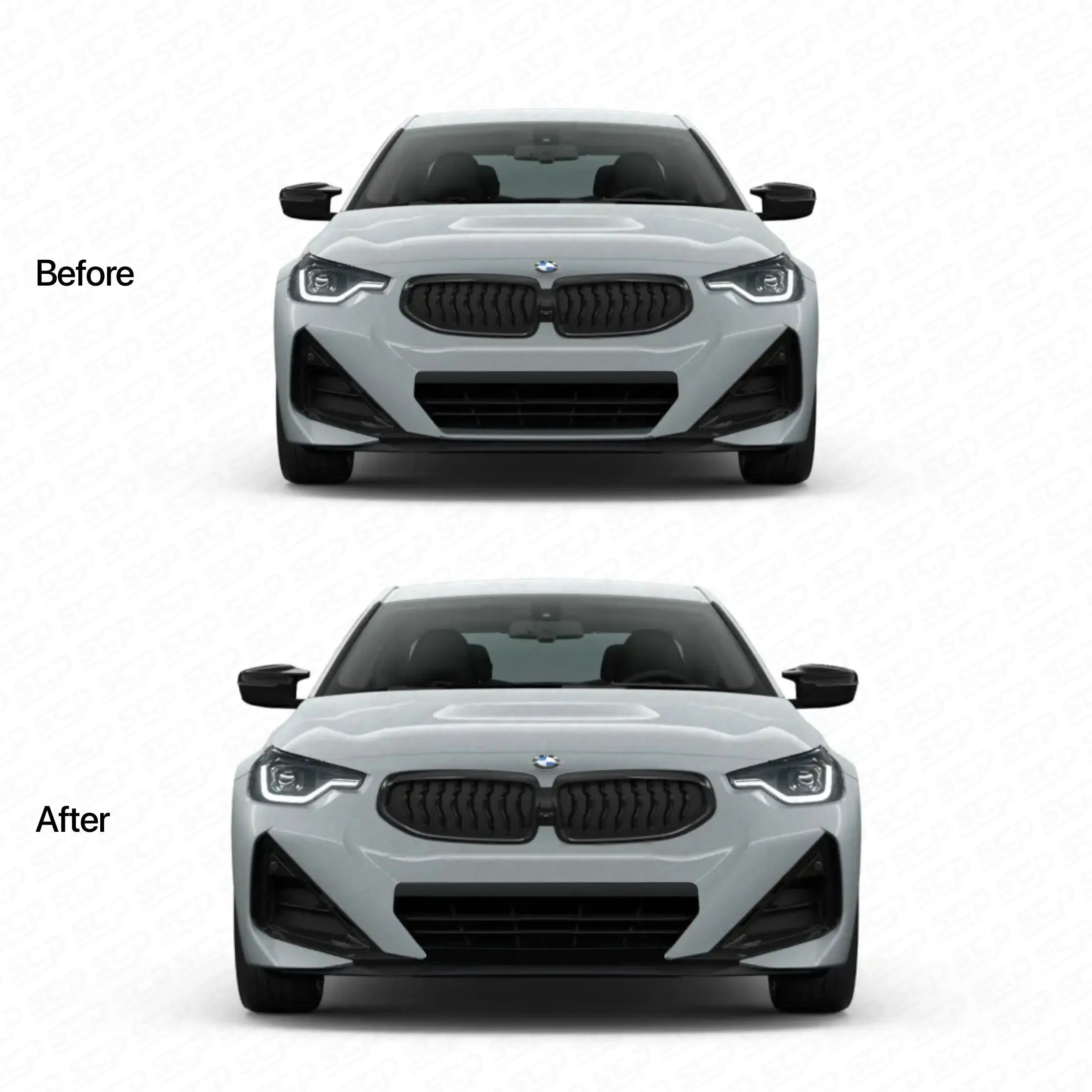 BMW 2-Series G42 M Sport Front Splitter Decal SCP Automotive