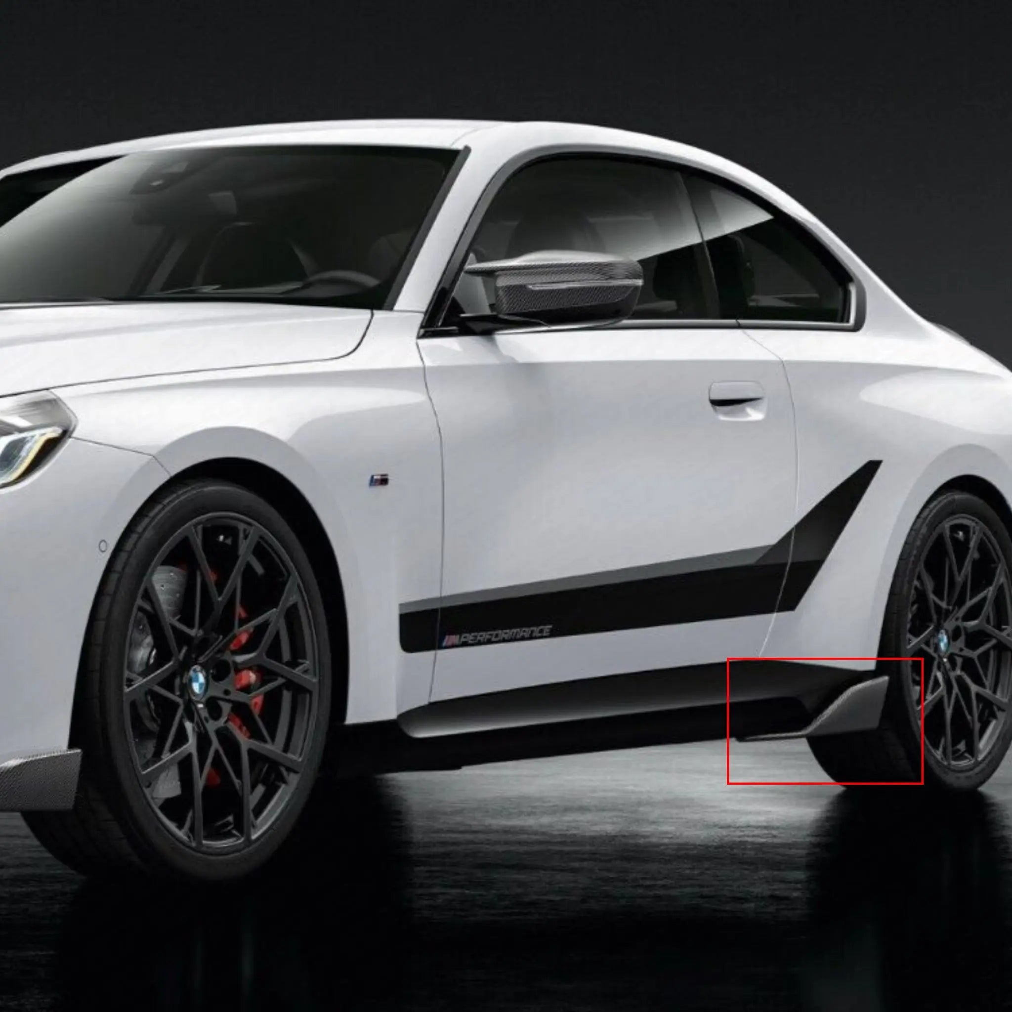 BMW 2 Series (G42) M Performance Carbon Fibre Sill Winglets Genuine BMW