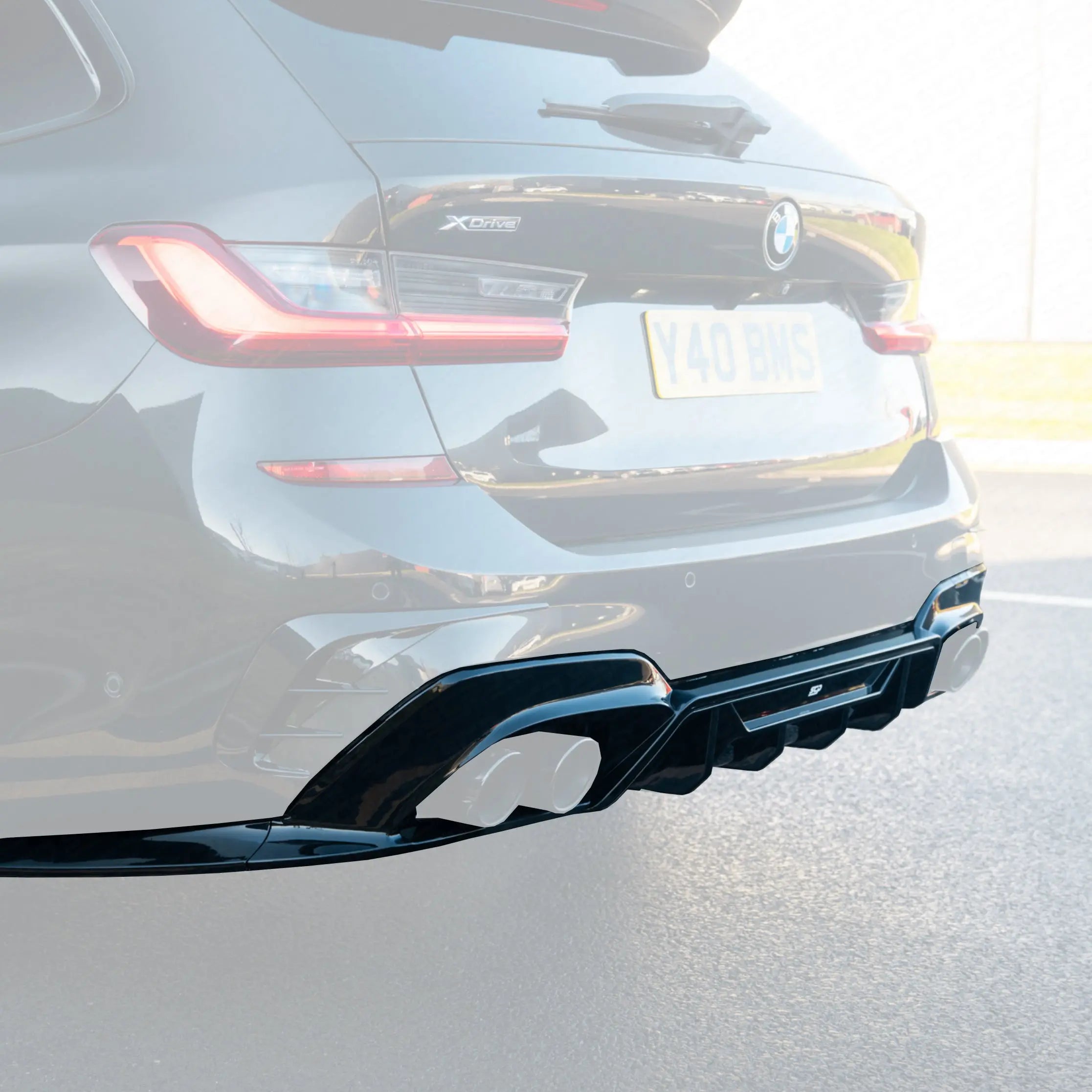 BMW 3 Series (G20/G21) M Sport Style Rear Diffuser - Quad Exhaust SCP Automotive