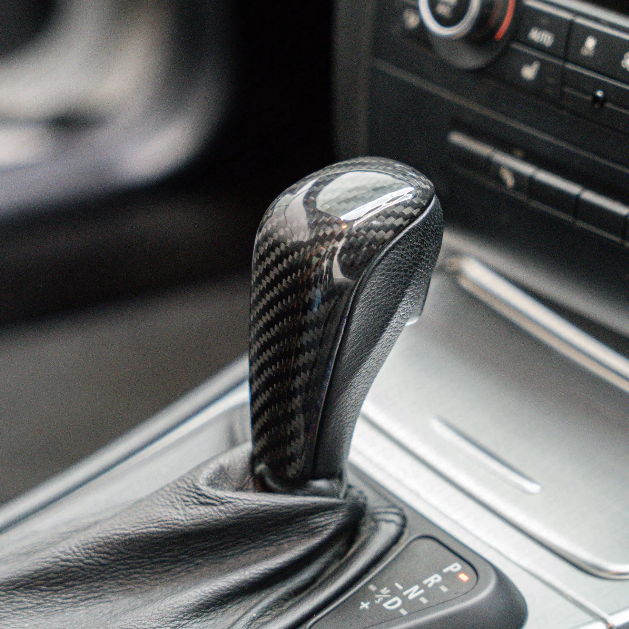 BMW E-Series Carbon Fibre Gear Shift Cover SCP Automotive
