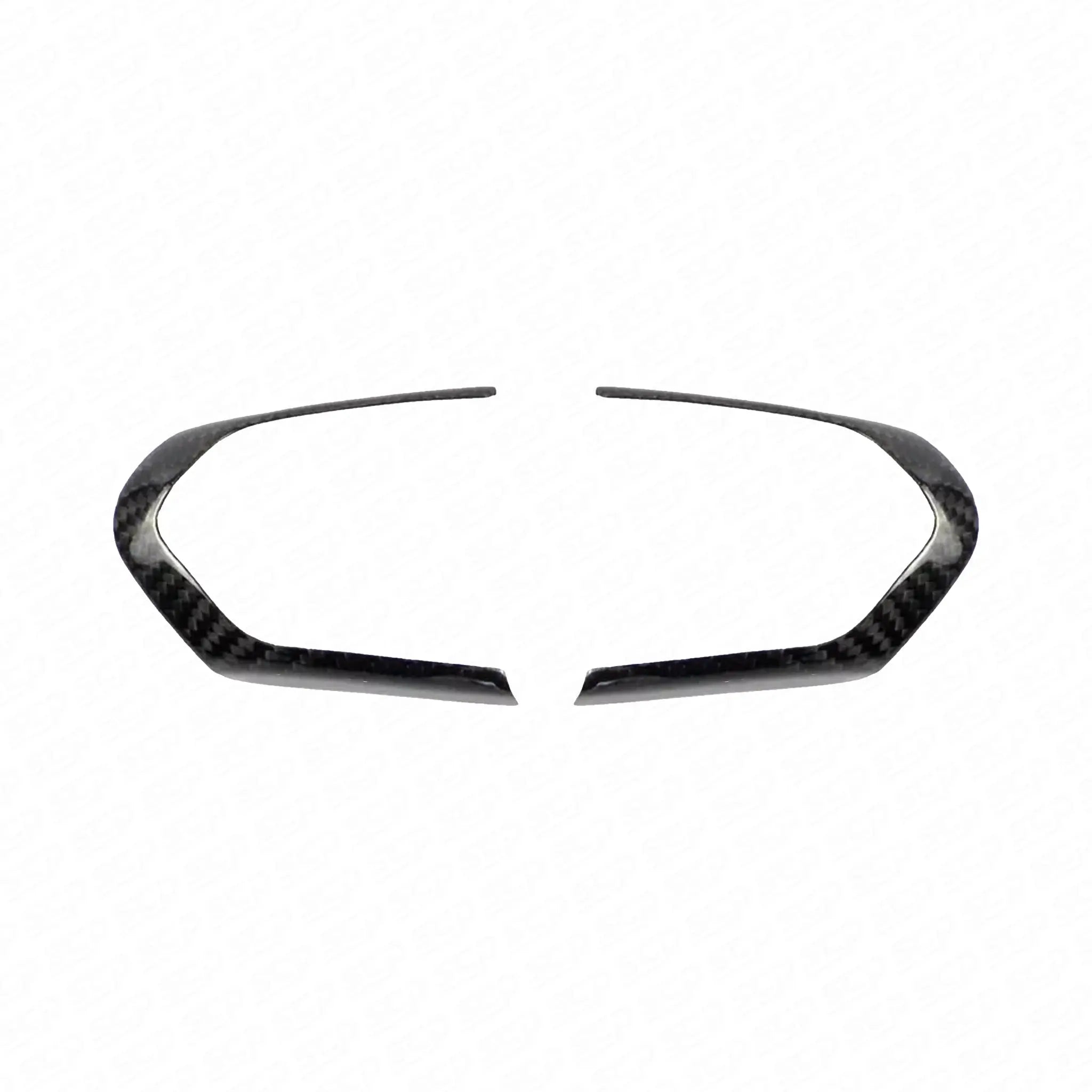 BMW F-Series Carbon Fibre M Sport Steering Wheel Side Covers SCP Automotive Carbon-Fibre