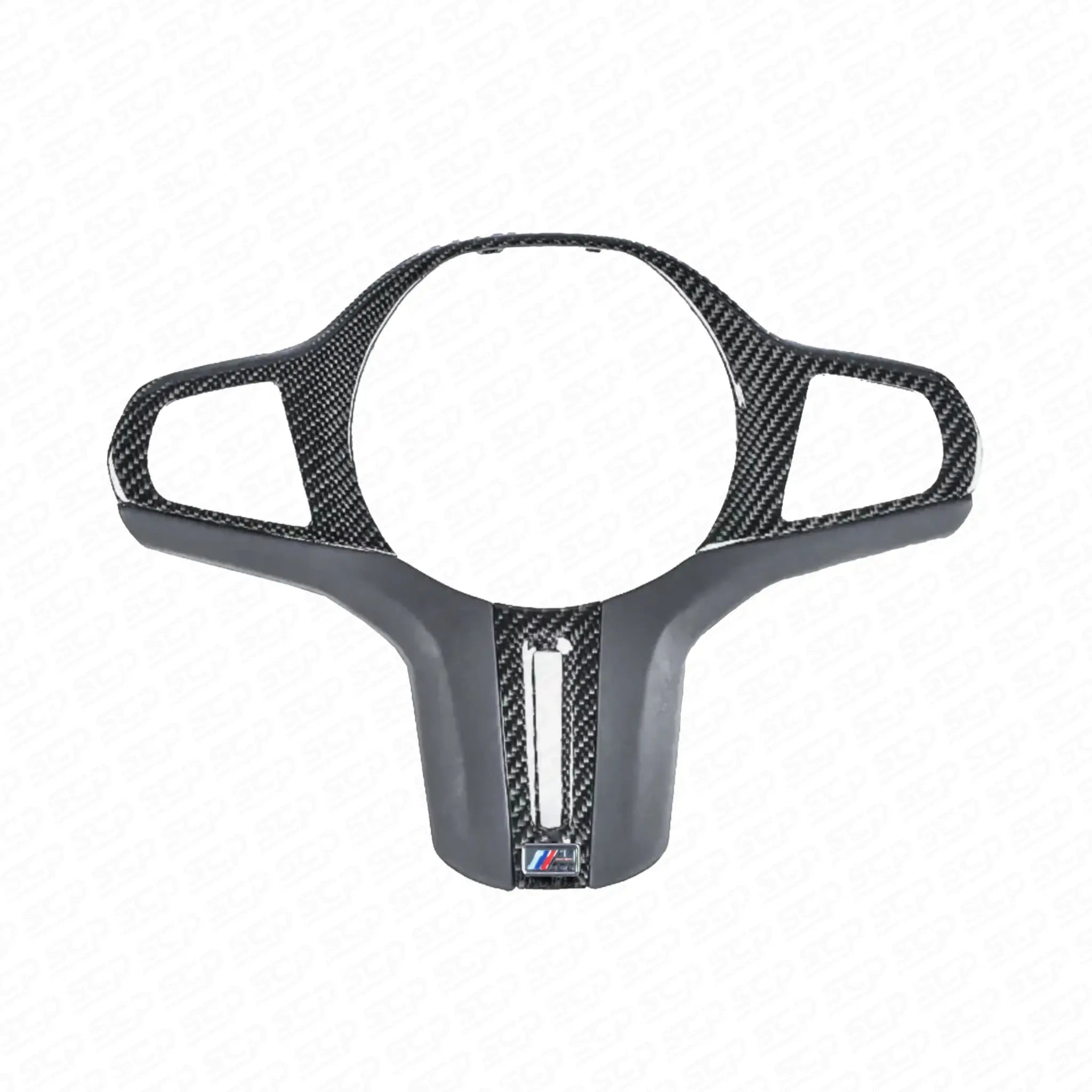 BMW G-Series Carbon Fibre Steering Wheel Replacement Trim SCP Automotive Carbon-Fibre-Non-Heated
