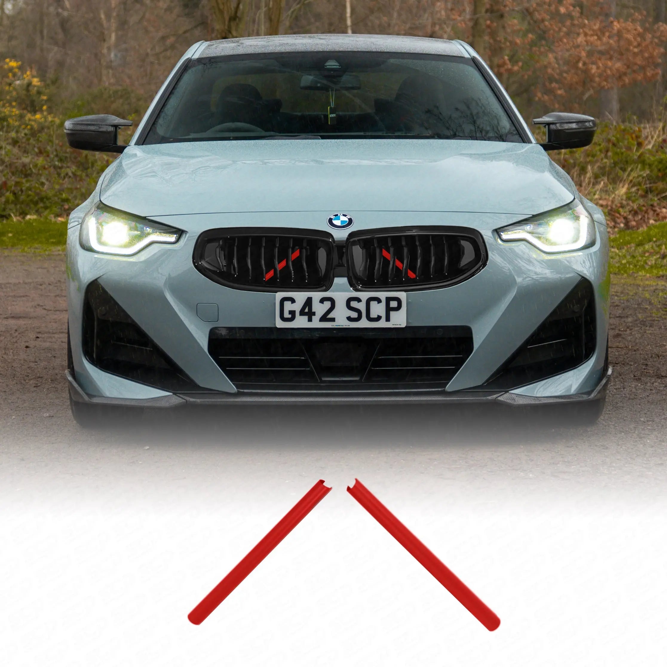 BMW G-Series Grille V Brace Strut Bar Covers SCP Automotive