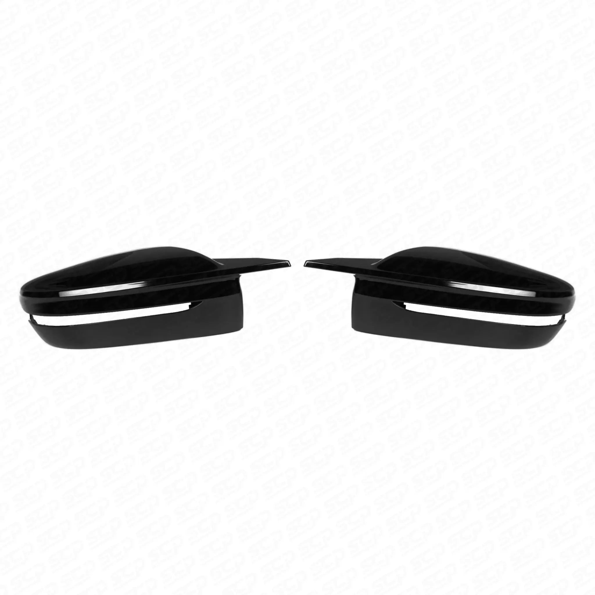 BMW G-Series M Sport Wing Mirror Replacement Cap Covers - Gloss Black SCP Automotive