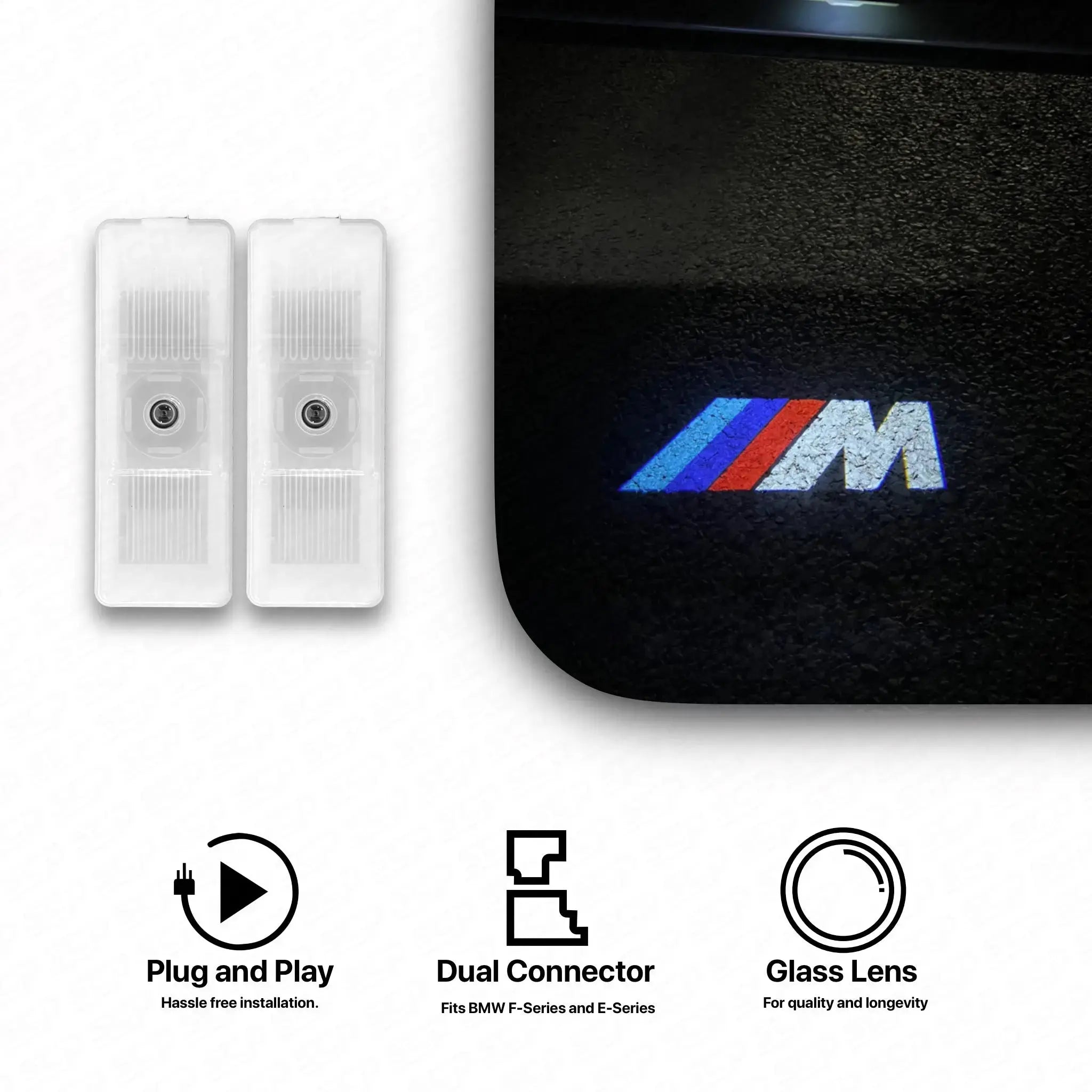 BMW LED Door Projector (Pair) - M Logo SCP Automotive