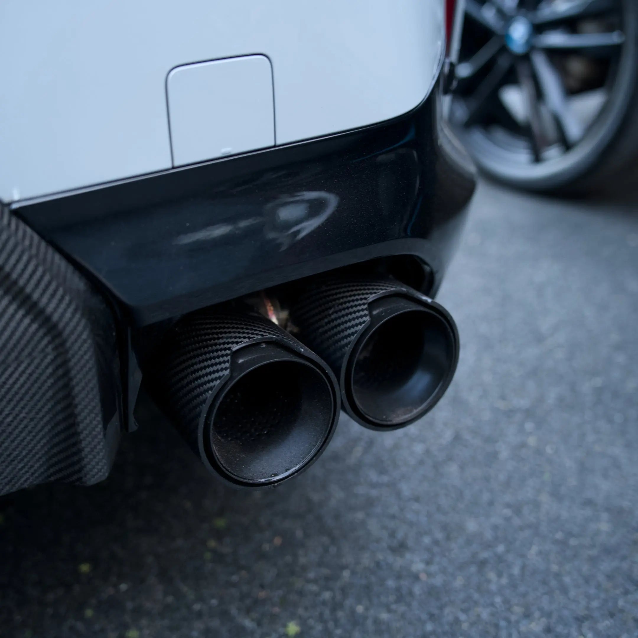 BMW M Performance G-Series G2X G4X Carbon Fibre Exhaust Quad Tips SCP Automotive