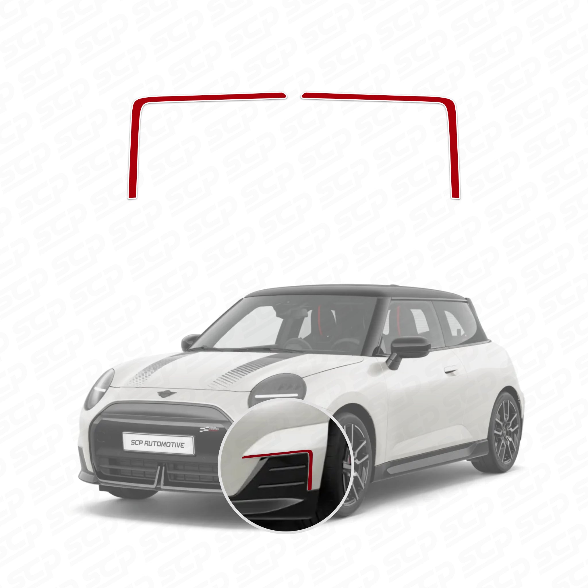 MINI J01 Sport Front Bumper Concept Decal SCP Automotive
