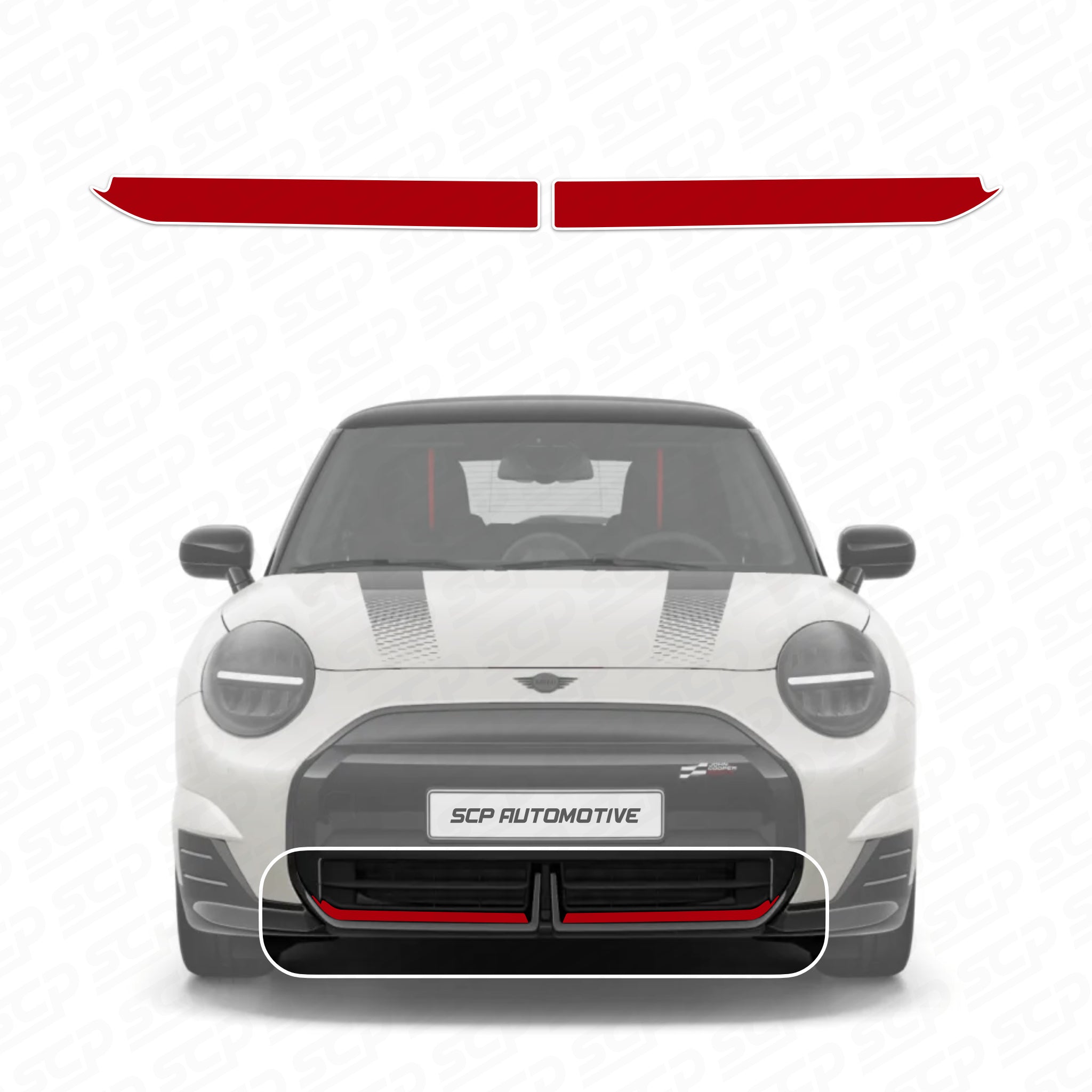 MINI J01 Sport Front Splitter Concept Decal SCP Automotive