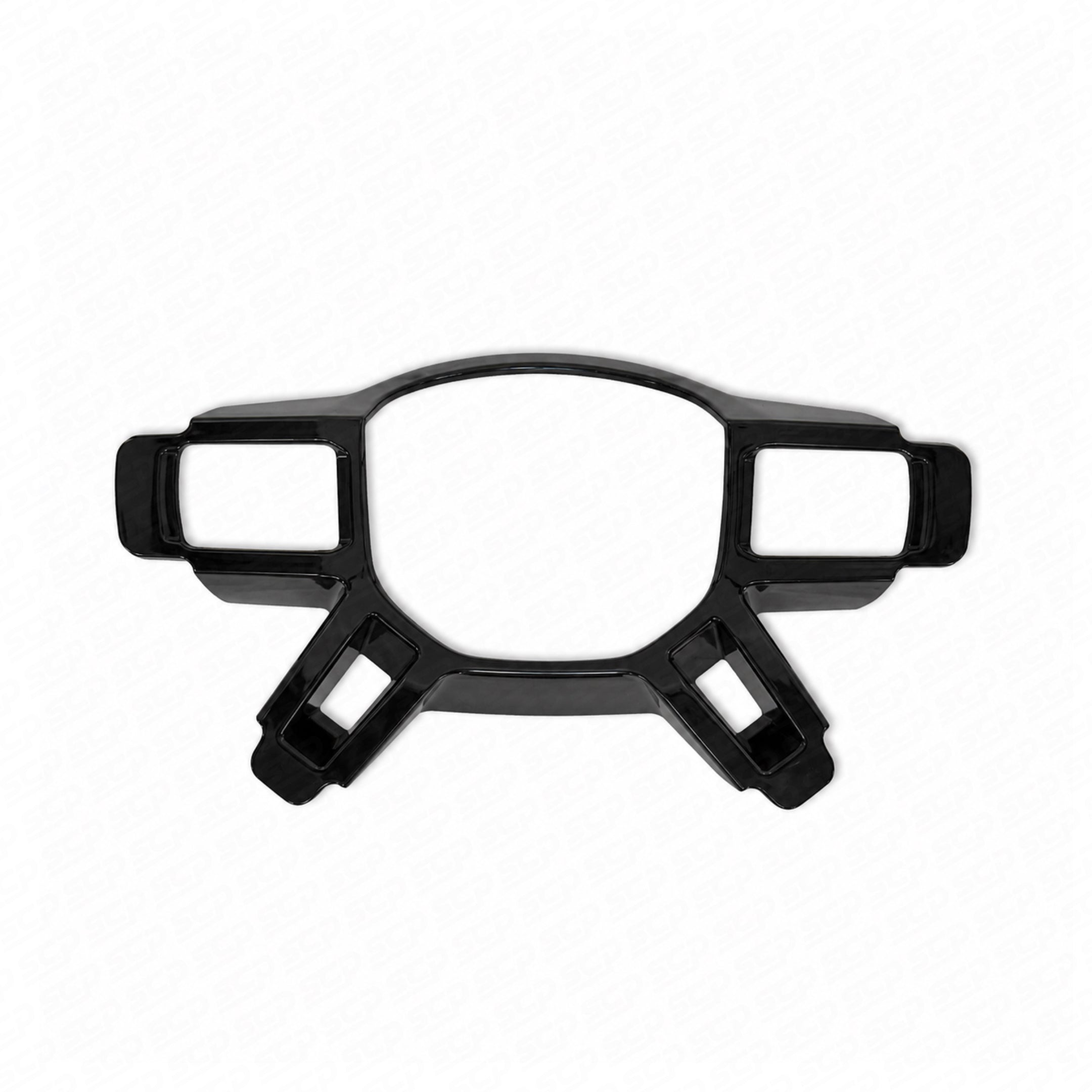 Land Rover Defender L663 Steering Wheel Trim Cover - Gloss Black