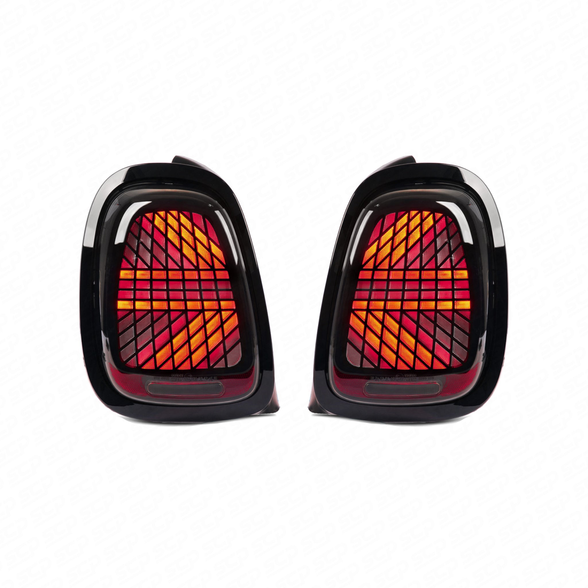MINI F-Series Union Jack Adaptive LED Taillights – Grey (F55 F56 F57) SCP Automotive