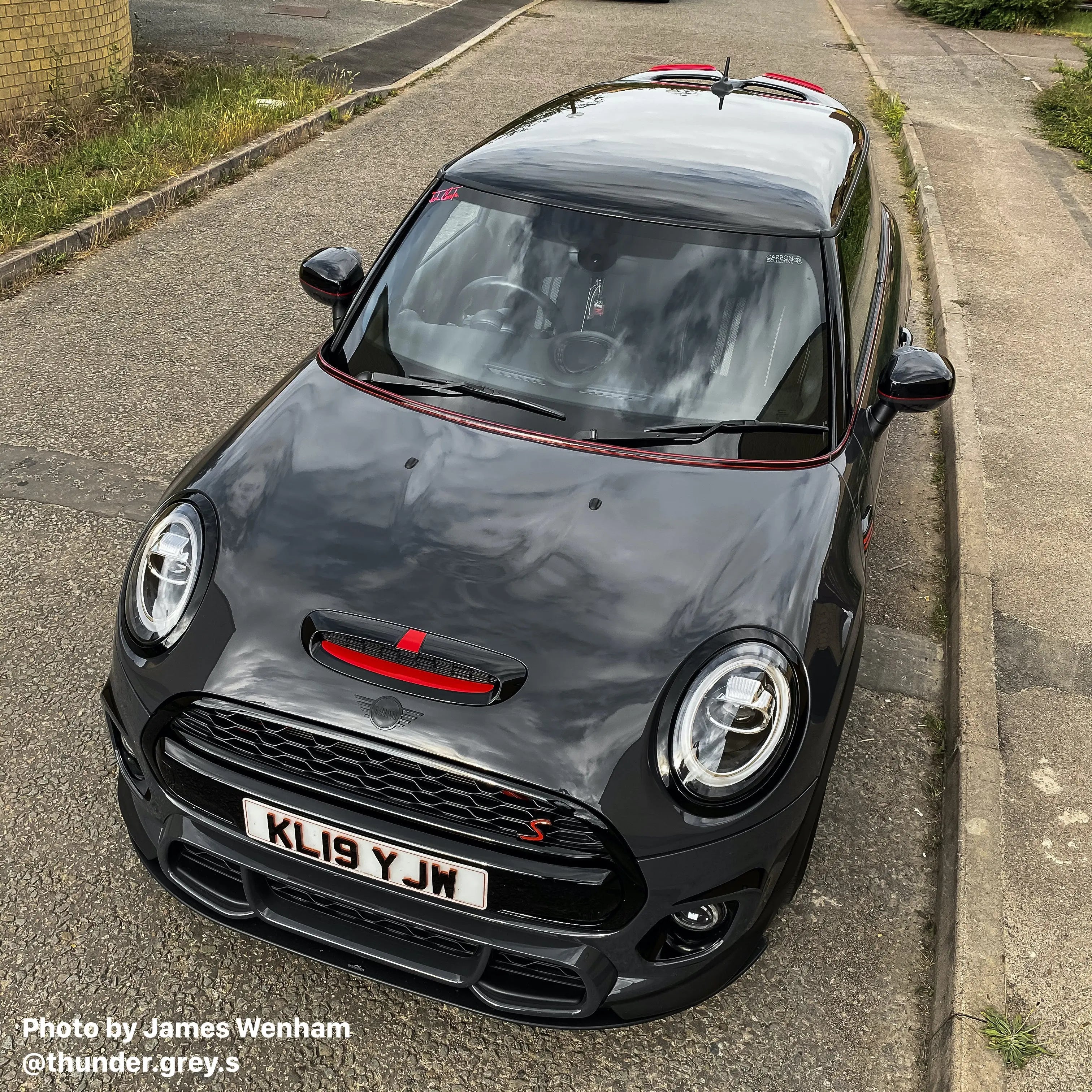 MINI F-Series Cooper S / JCW Bonnet Scoop Decal SCP Automotive
