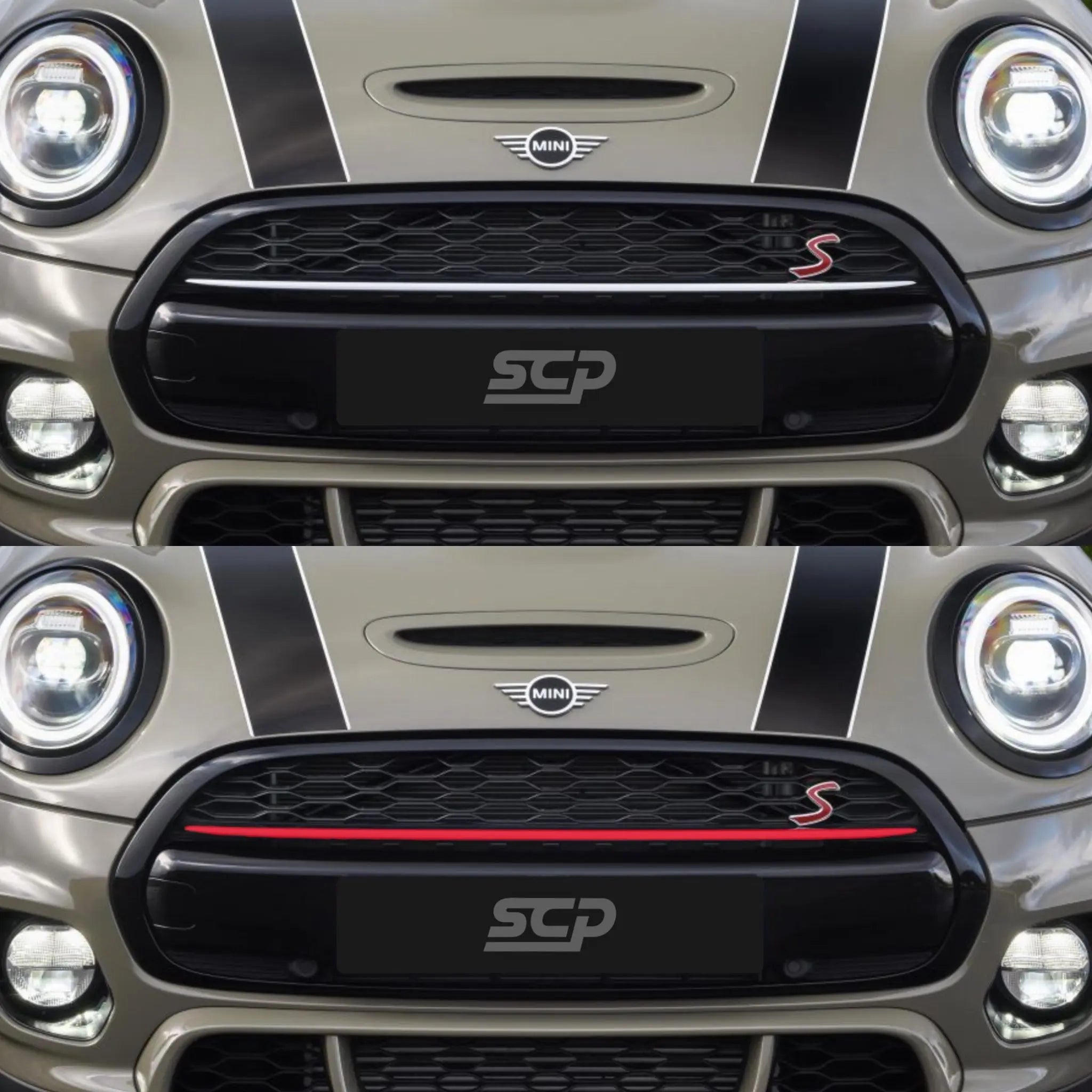 MINI F-Series Cooper S / JCW Front Grille Strip Wrap Kit SCP Automotive