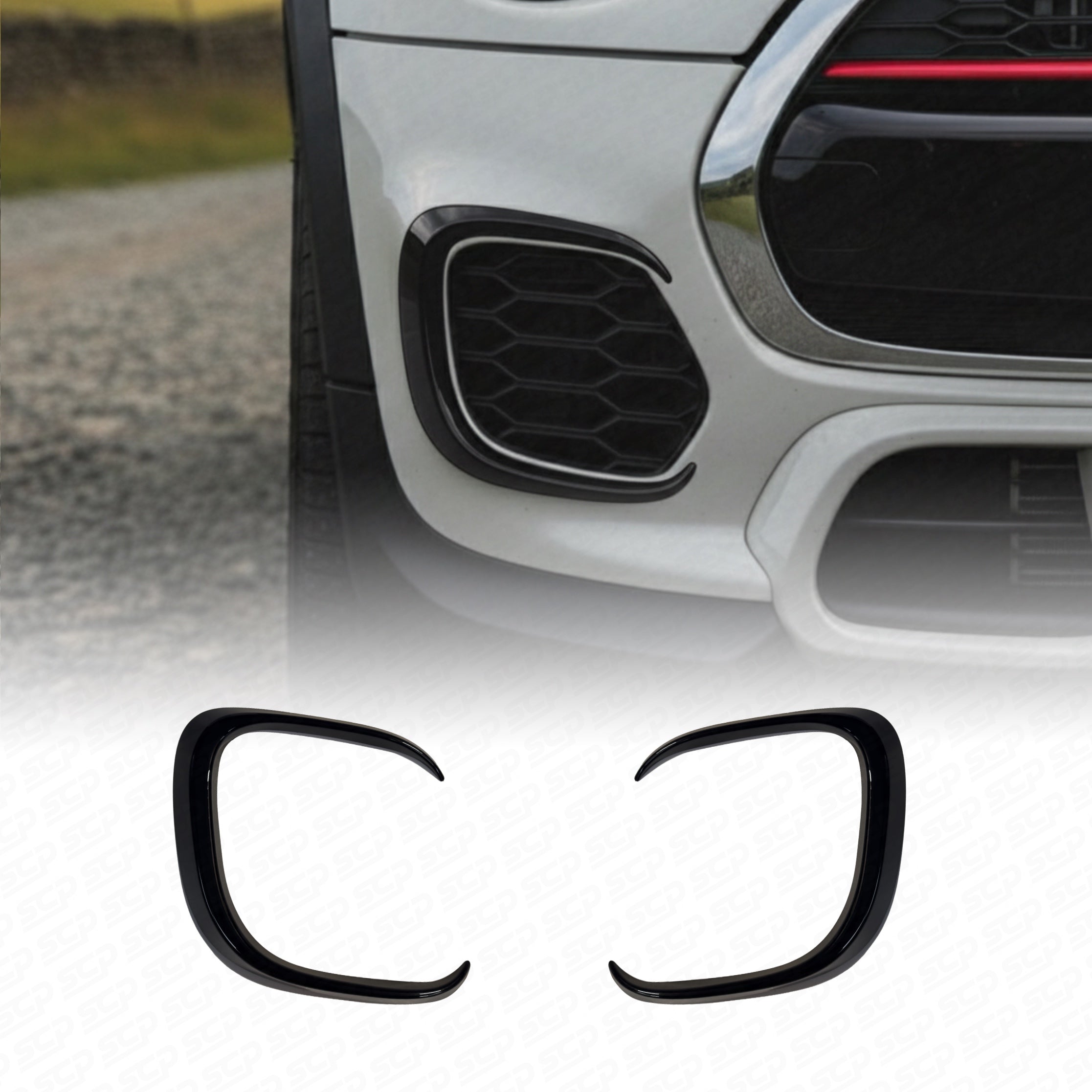 MINI F-Series JCW Challenge Lower Bumper Surrounds SCP Automotive