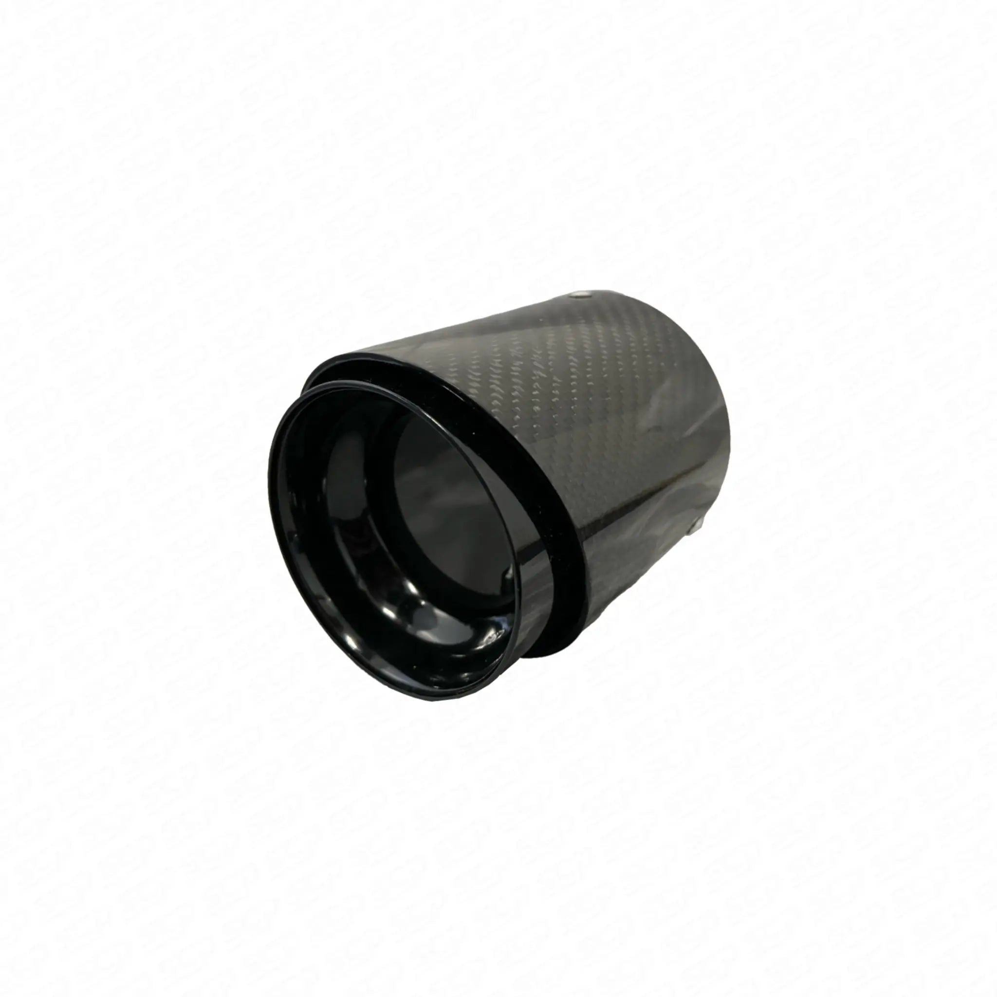 MINI Black Stainless Steel and Carbon Fibre Exhaust Tip SCP Automotive