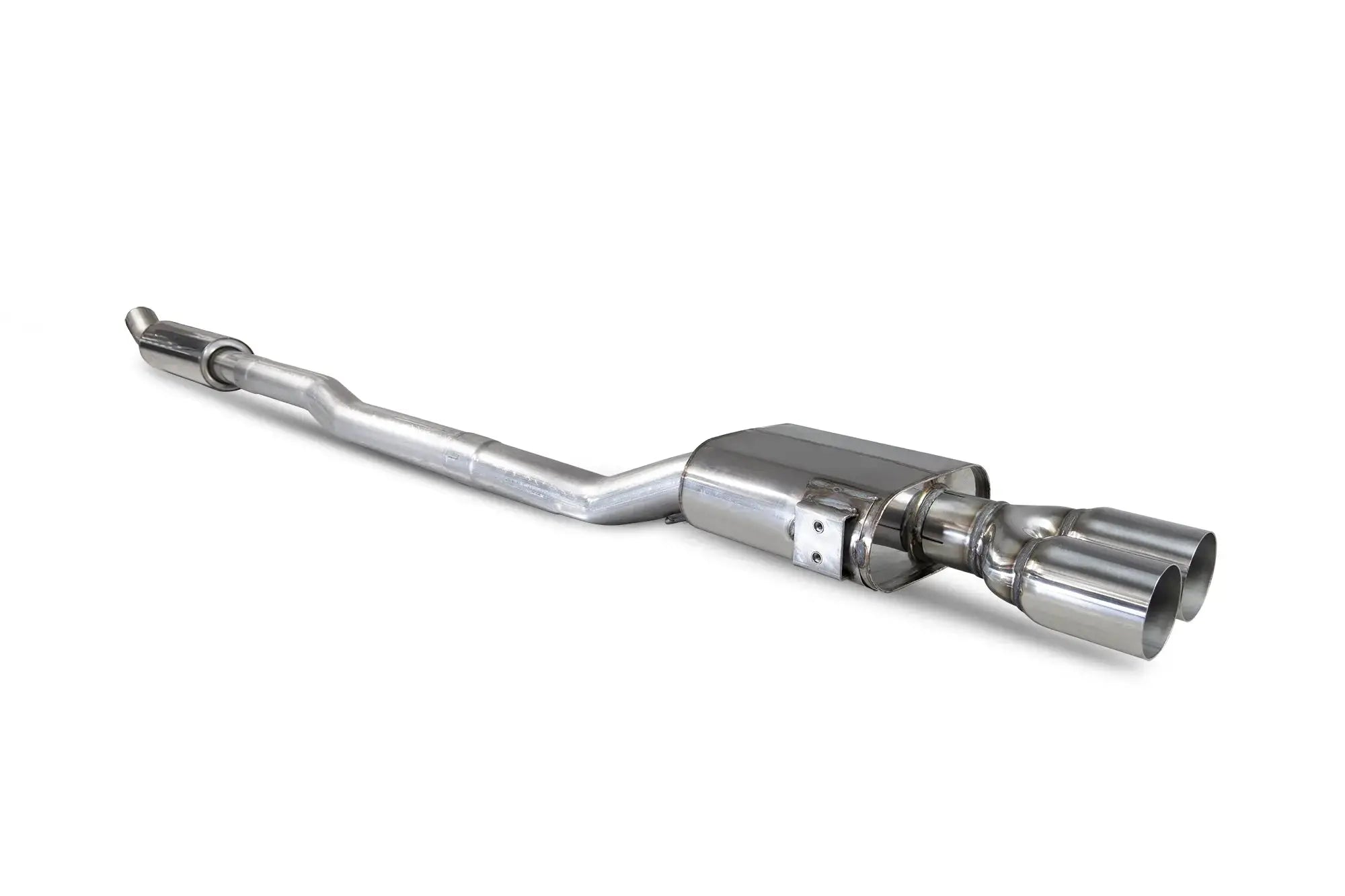 MINI Cooper S JCW F56 Challange exhaust system Non-GPF Scorpion Redpower Resonated-STW-straight-cut-trim