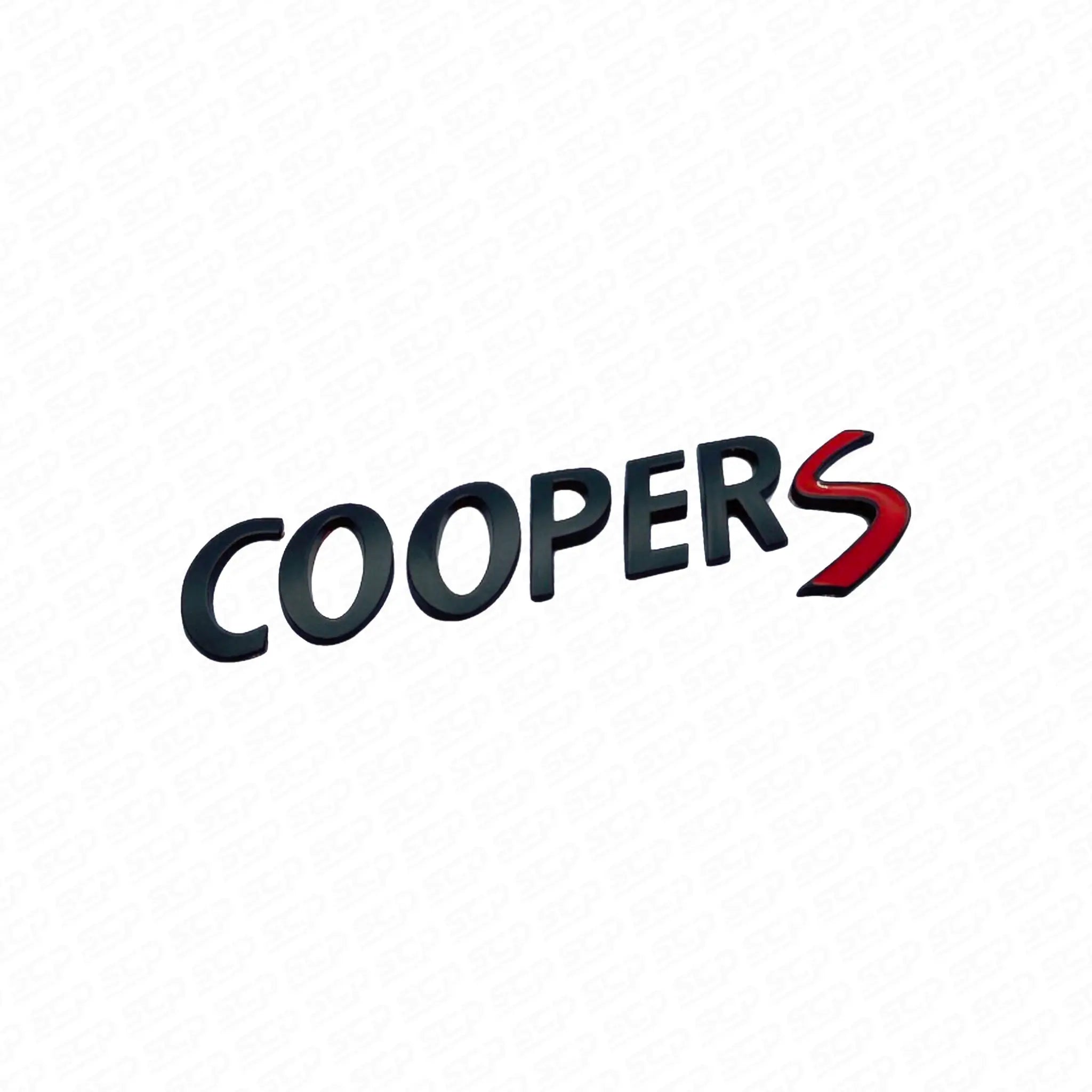 MINI Cooper S Rear Lettering Badge SCP Automotive