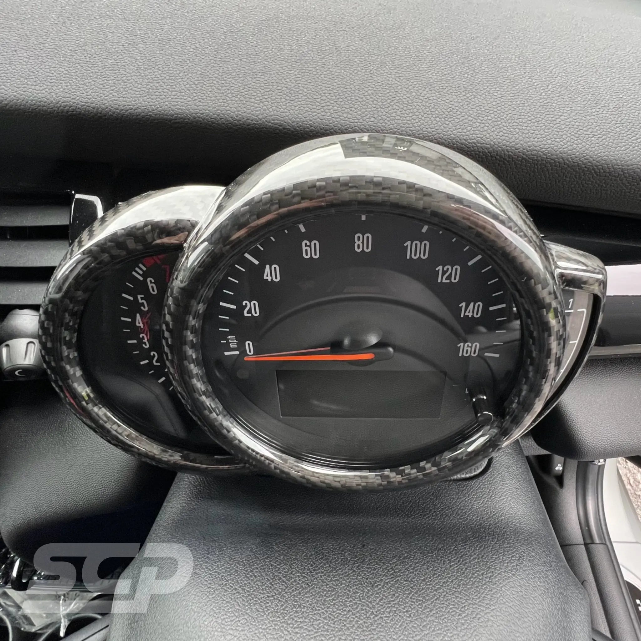 MINI F-Series Carbon Fibre Instrument Cluster Cover SCP Automotive