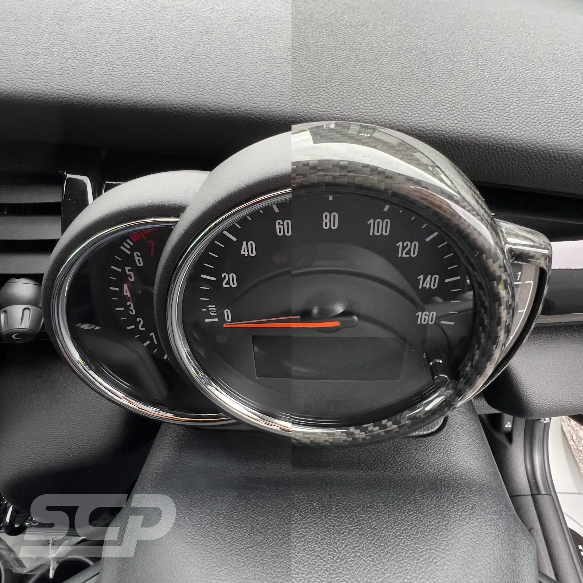 MINI F-Series Carbon Fibre Instrument Cluster Cover SCP Automotive