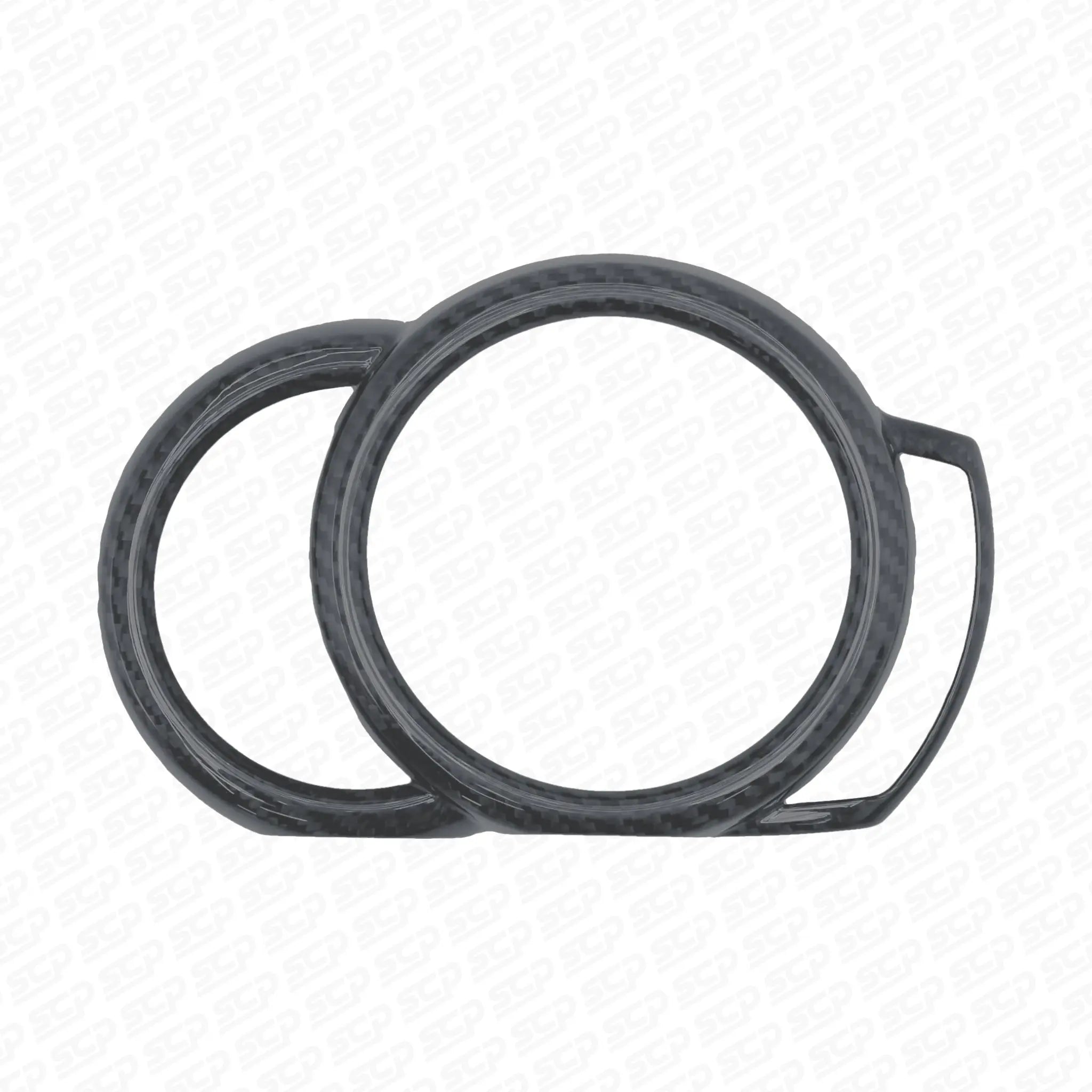MINI F-Series Carbon Fibre Instrument Cluster Cover SCP Automotive Matte-Carbon-Fibre