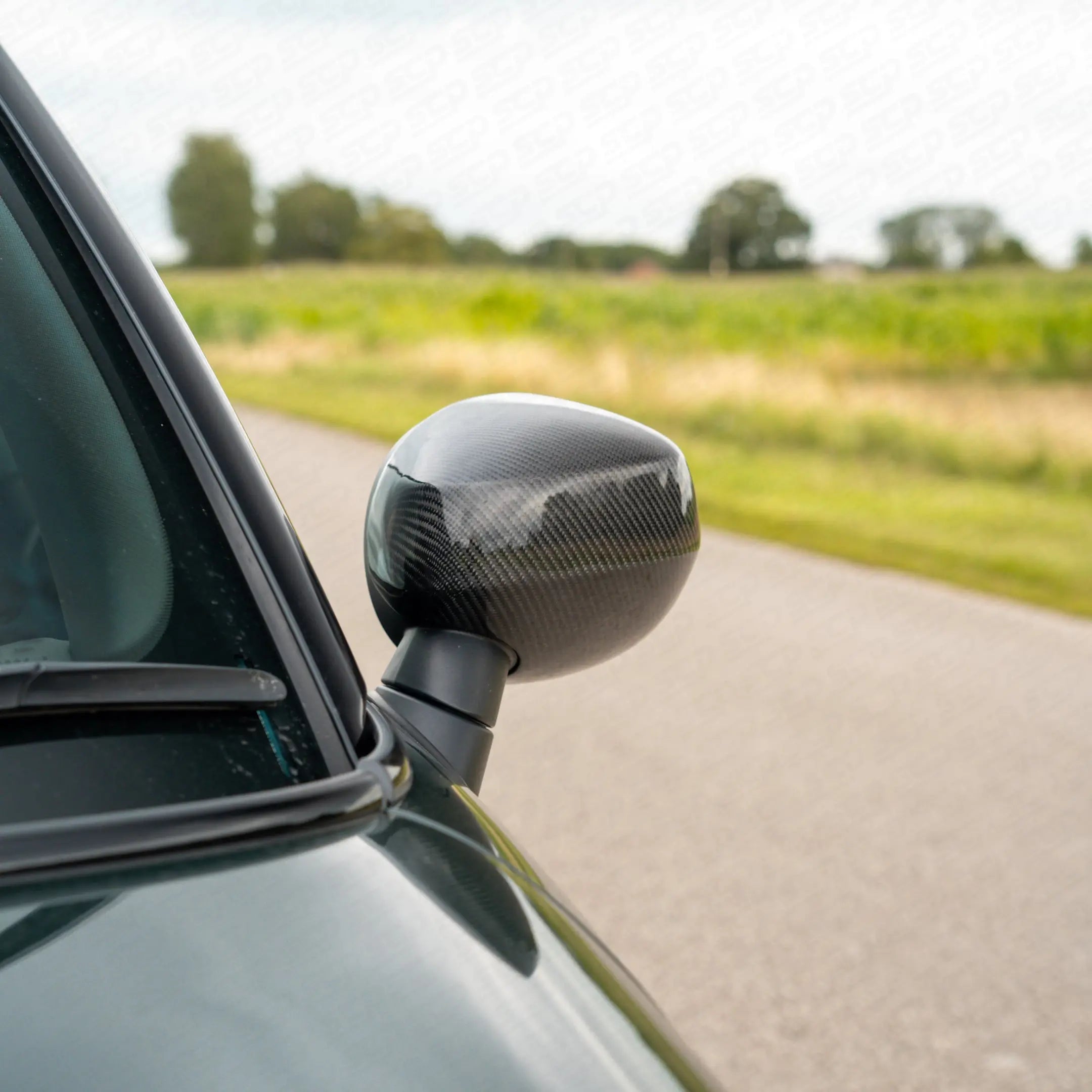 MINI F-Series Carbon Fibre Replacement Wing Mirror Cap Cover SCP Automotive