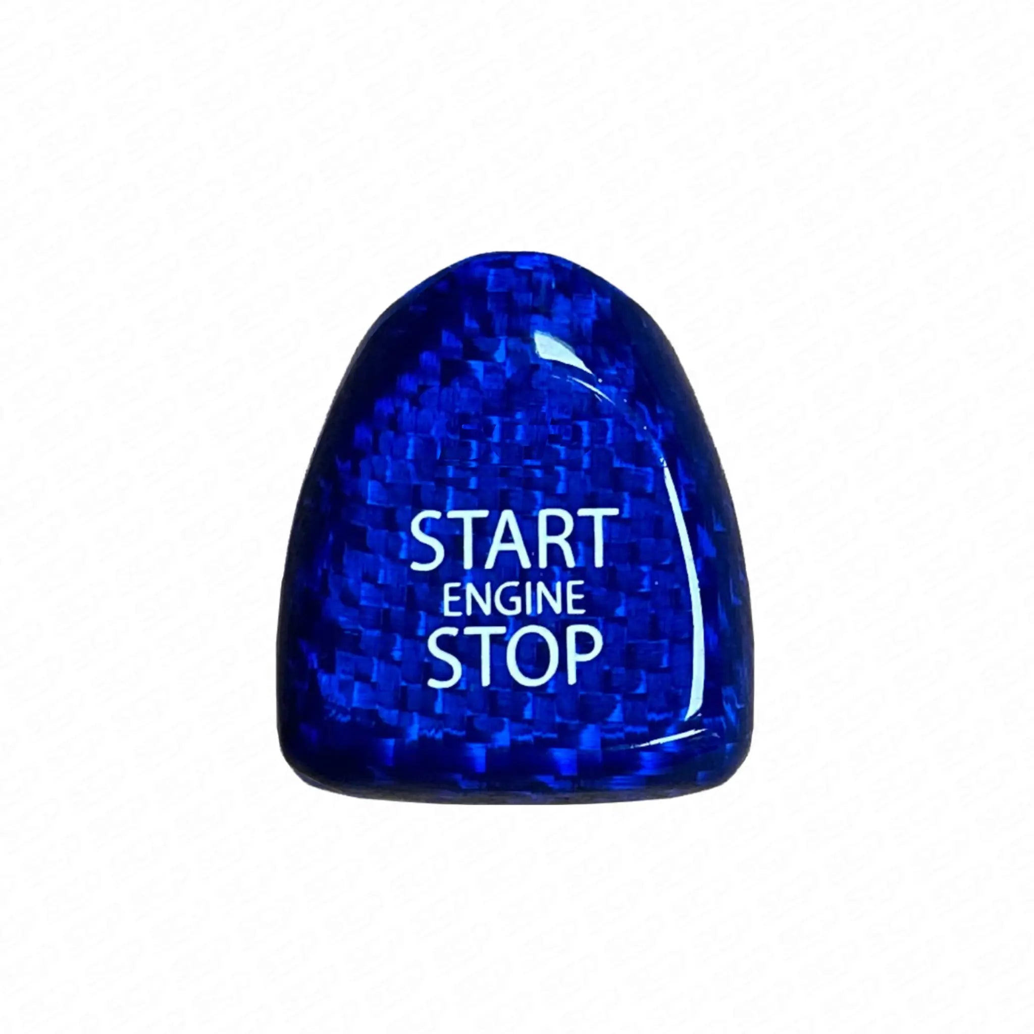 MINI F-Series Carbon Fibre Start Stop Button Cover SCP Automotive Electric-Blue