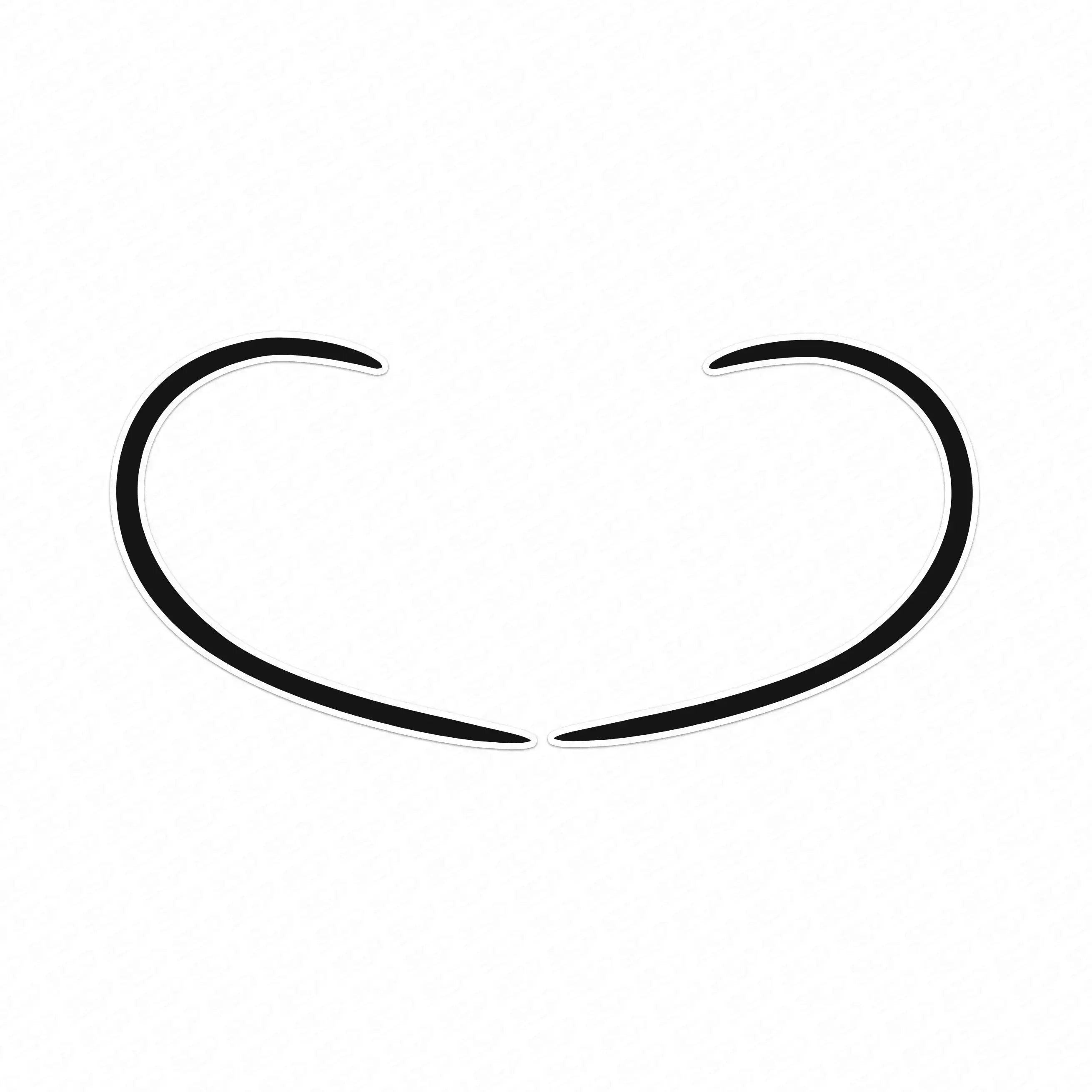 MINI F-Series Cooper S Front Bumper Concept Decal SCP Automotive