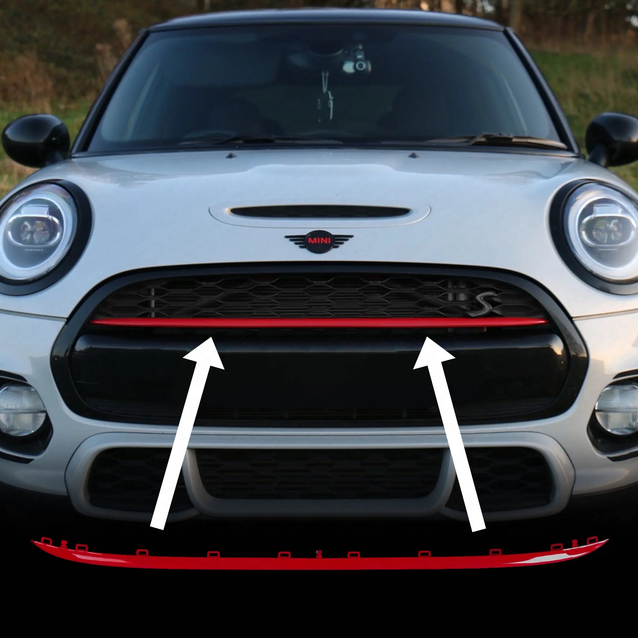 MINI F-Series Cooper S and JCW Grille Strip Replacement SCP Automotive