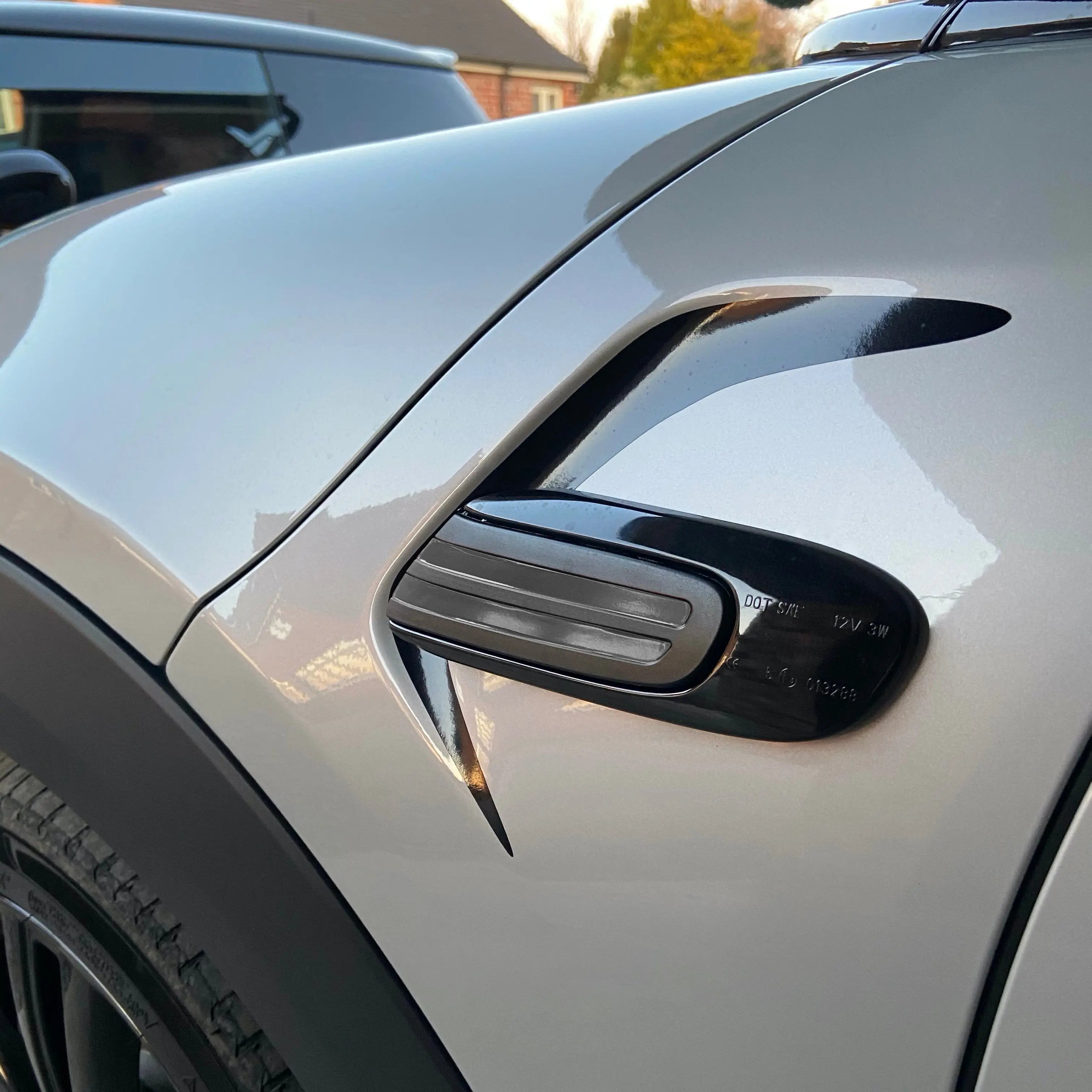 MINI F-Series Front Side Fender Scuttle Decal SCP Automotive